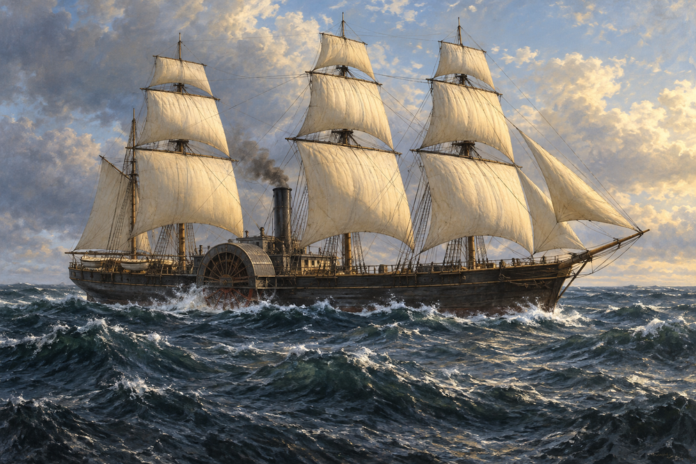 Smoke Across the Atlantic: Savannah’s Steam Voyage