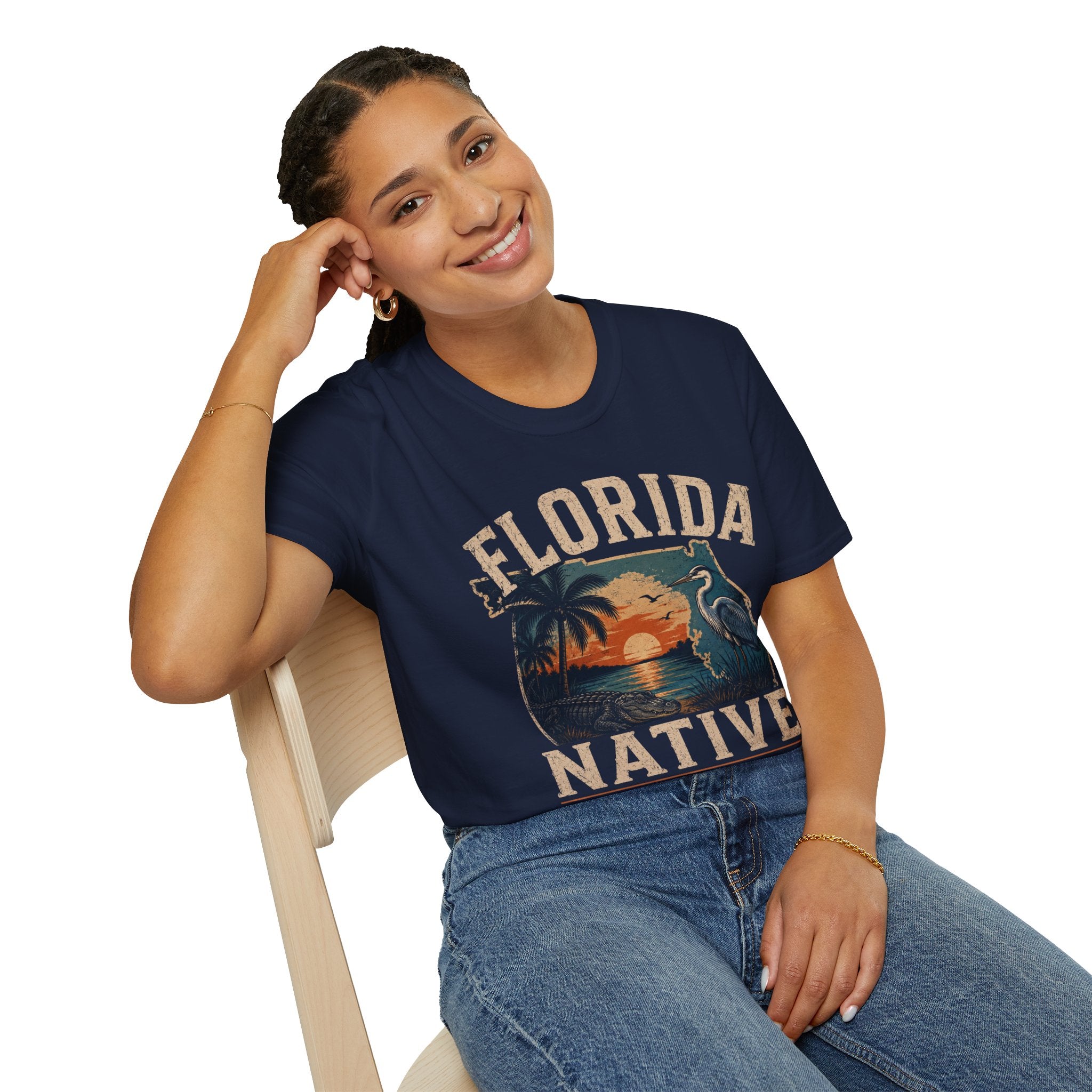 Florida Native Retro Sunset T-Shirt