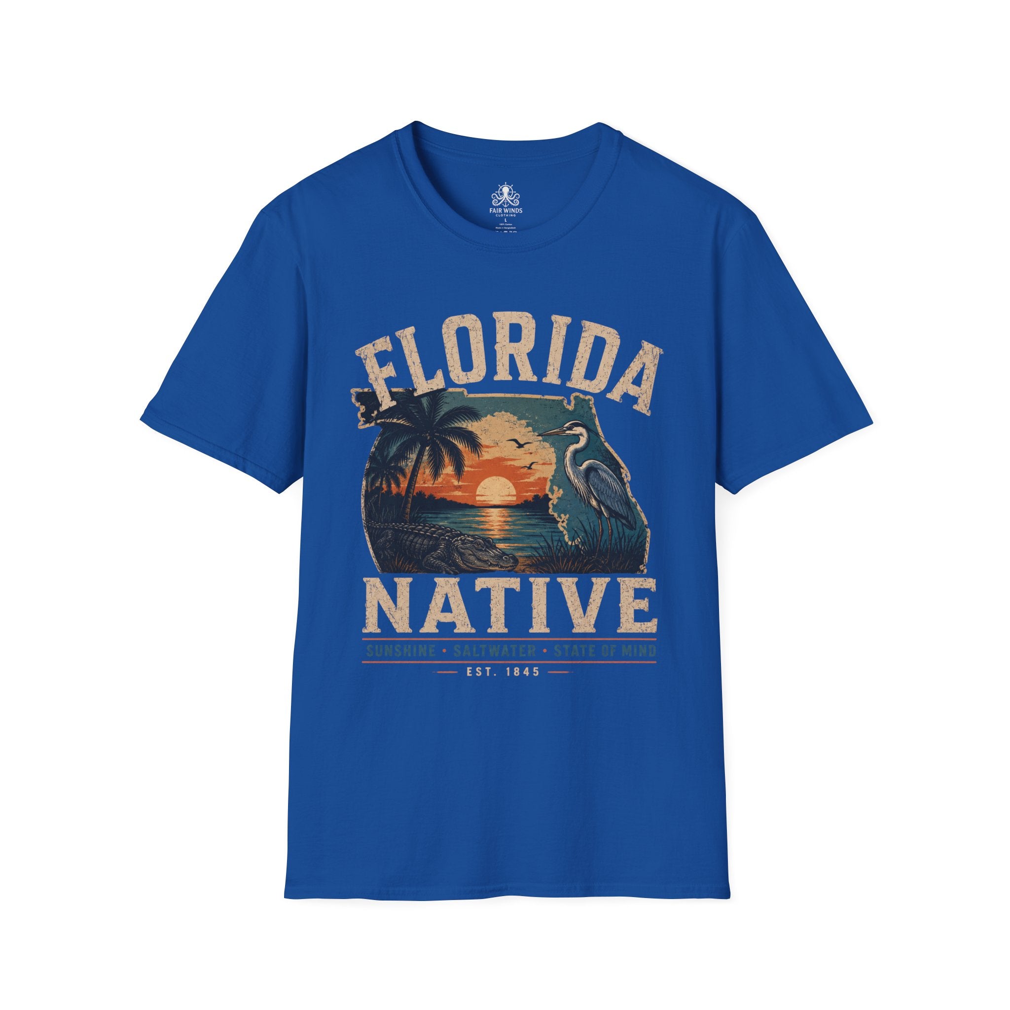 Florida Native Retro Sunset T-Shirt