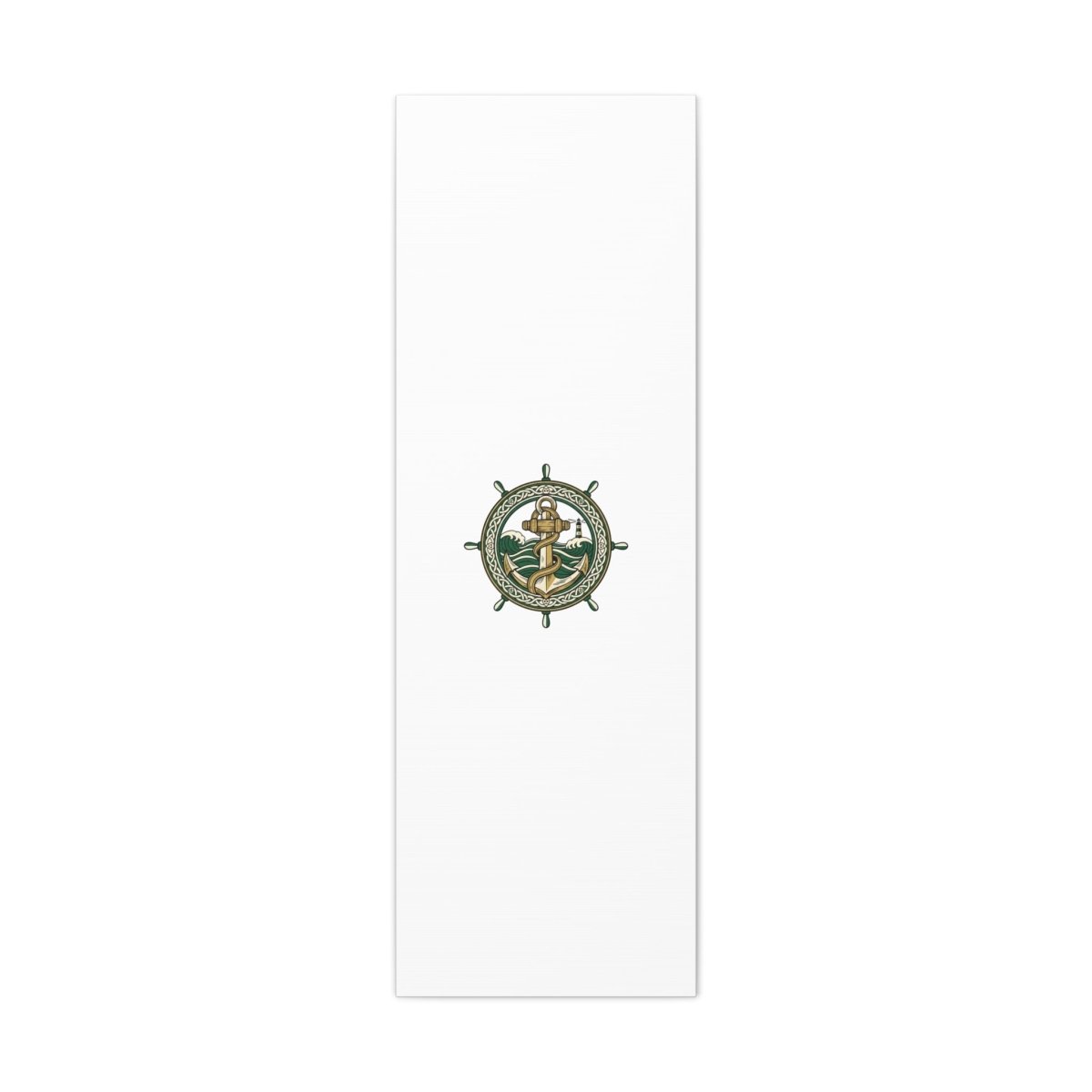 Celtic Anchor Crest Canvas | Irish Heritage, Emerald Dark Academia - Fair Winds Clothing