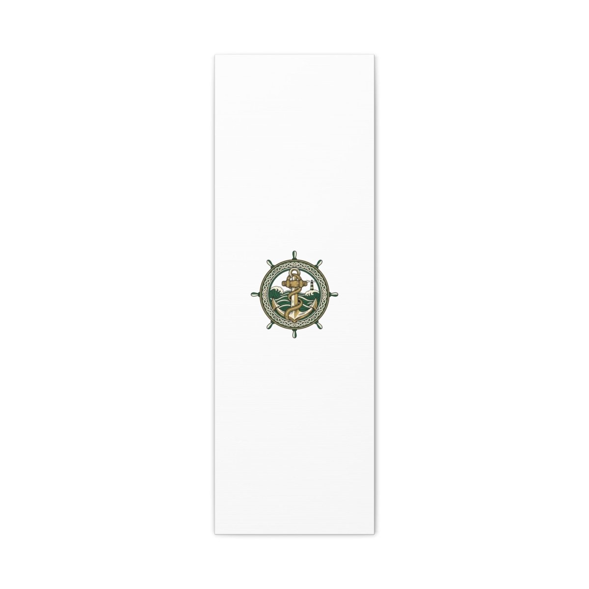 Celtic Anchor Crest Canvas | Irish Heritage, Emerald Dark Academia - Fair Winds Clothing