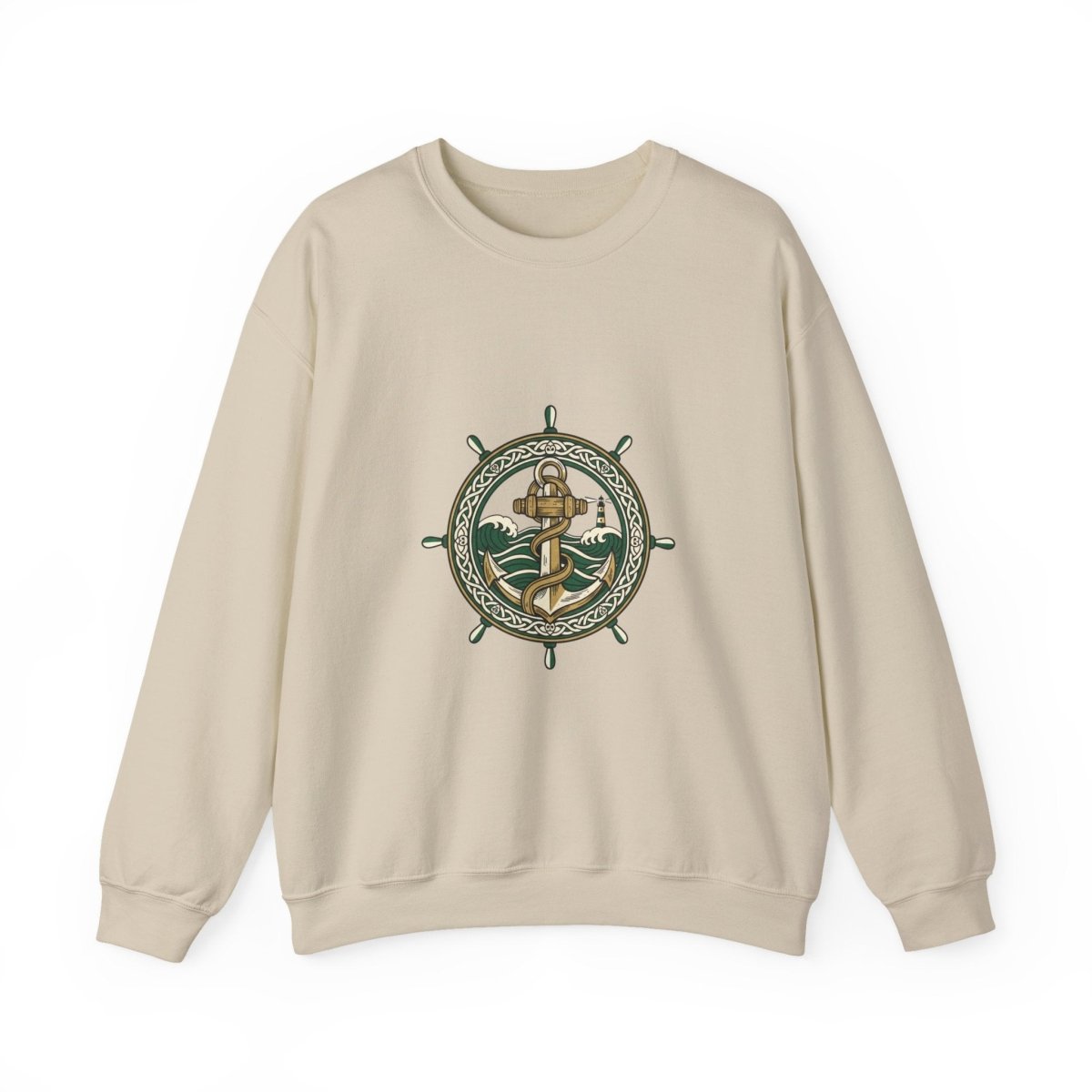Celtic Anchor Crest Sweatshirt | Irish Heritage, Dark Academia - Fair Winds Clothing