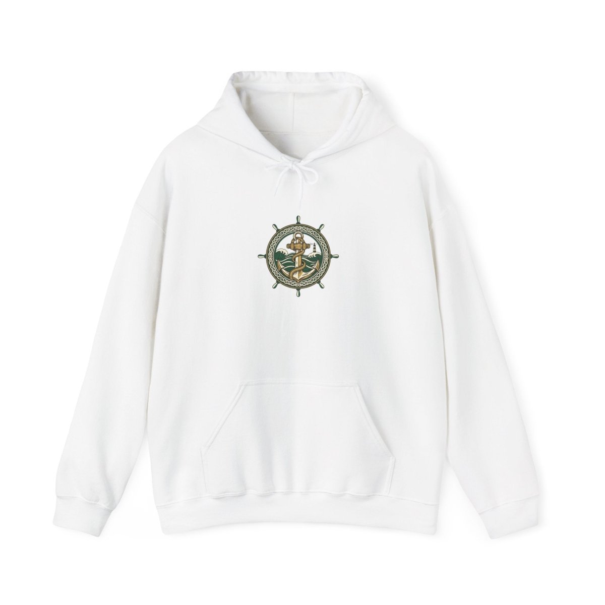 Celtic Knot Crest Hoodie | Irish Heritage, Emerald Dark Academia - Fair Winds Clothing