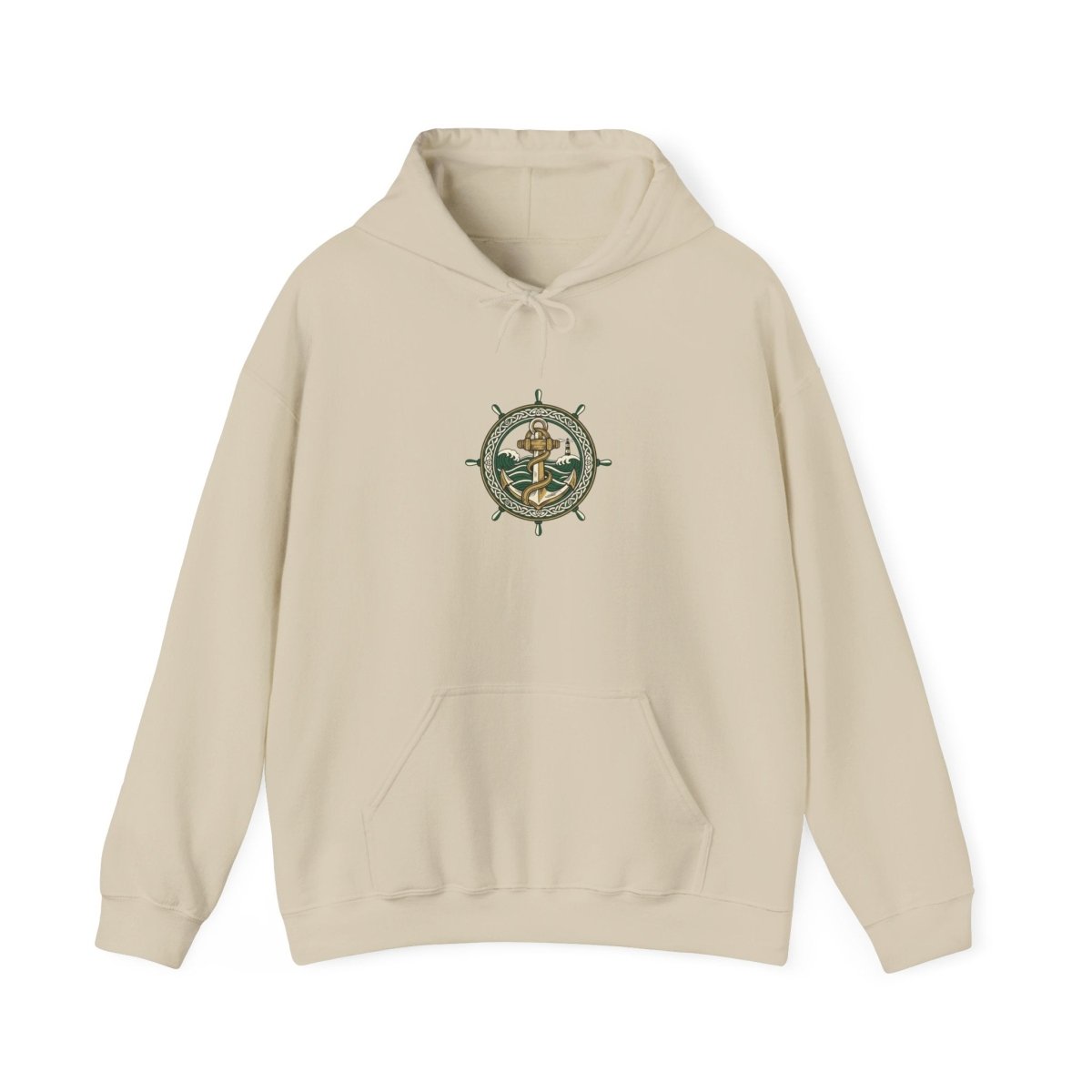 Celtic Knot Crest Hoodie | Irish Heritage, Emerald Dark Academia - Fair Winds Clothing