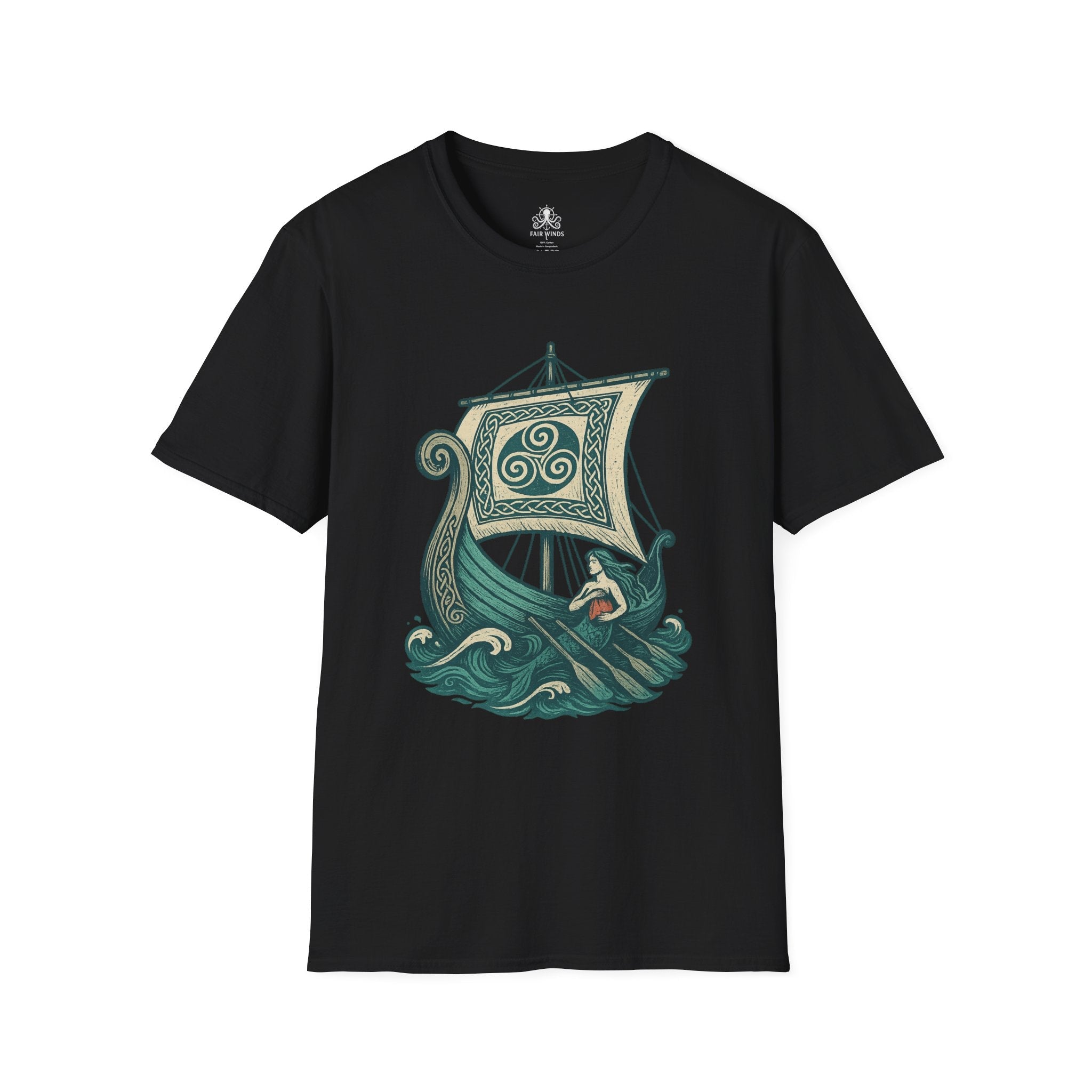 Celtic Ship T-Shirt - Fair Winds Clothing