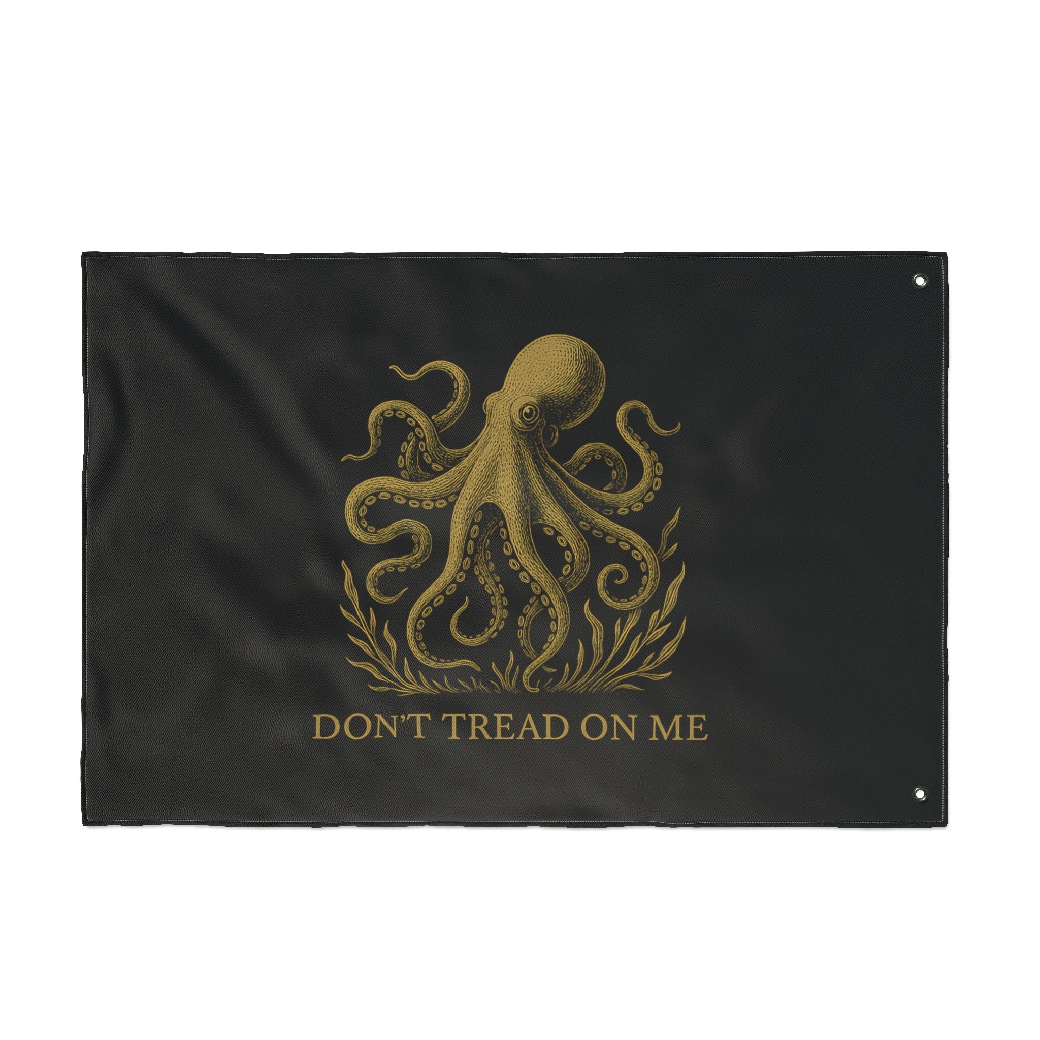 Don't Tread On Me Octopus Flag — Double-Sided Nautical Liberty Banner - Fair Winds ClothingHome Decor