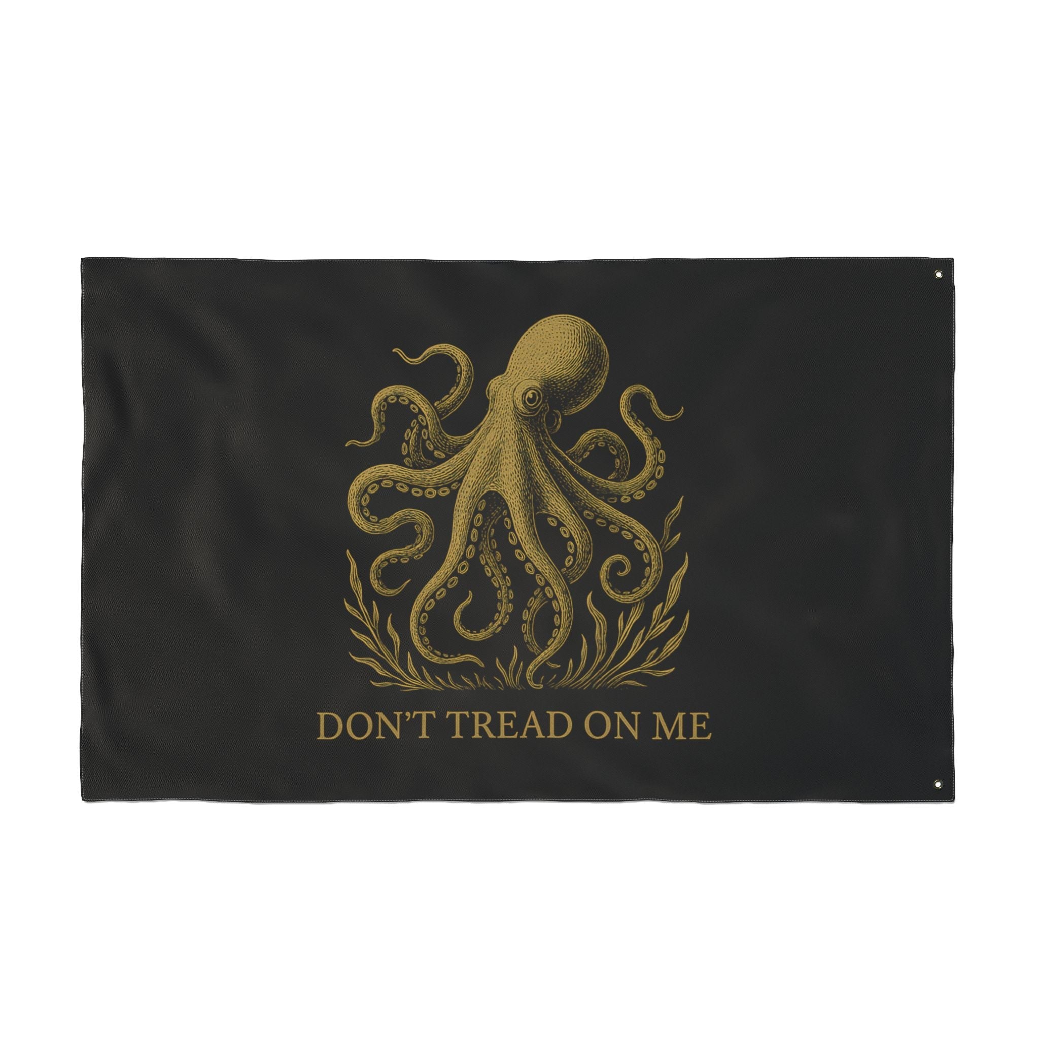 Don't Tread On Me Octopus Flag — Double-Sided Nautical Liberty Banner - Fair Winds ClothingHome Decor