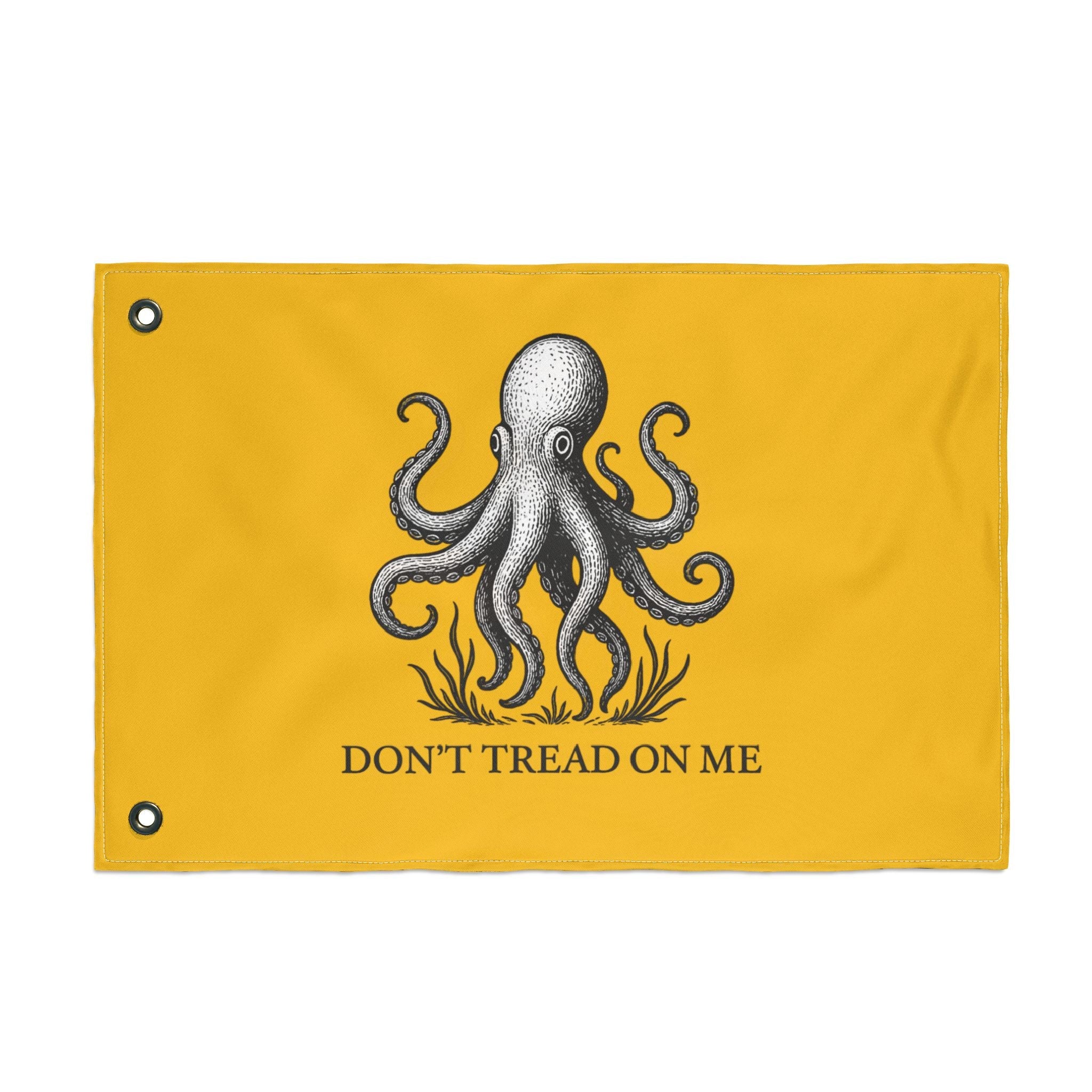 Don't Tread On Me Octopus Flag — Double - Sided Nautical Liberty Banner - Fair Winds Clothing