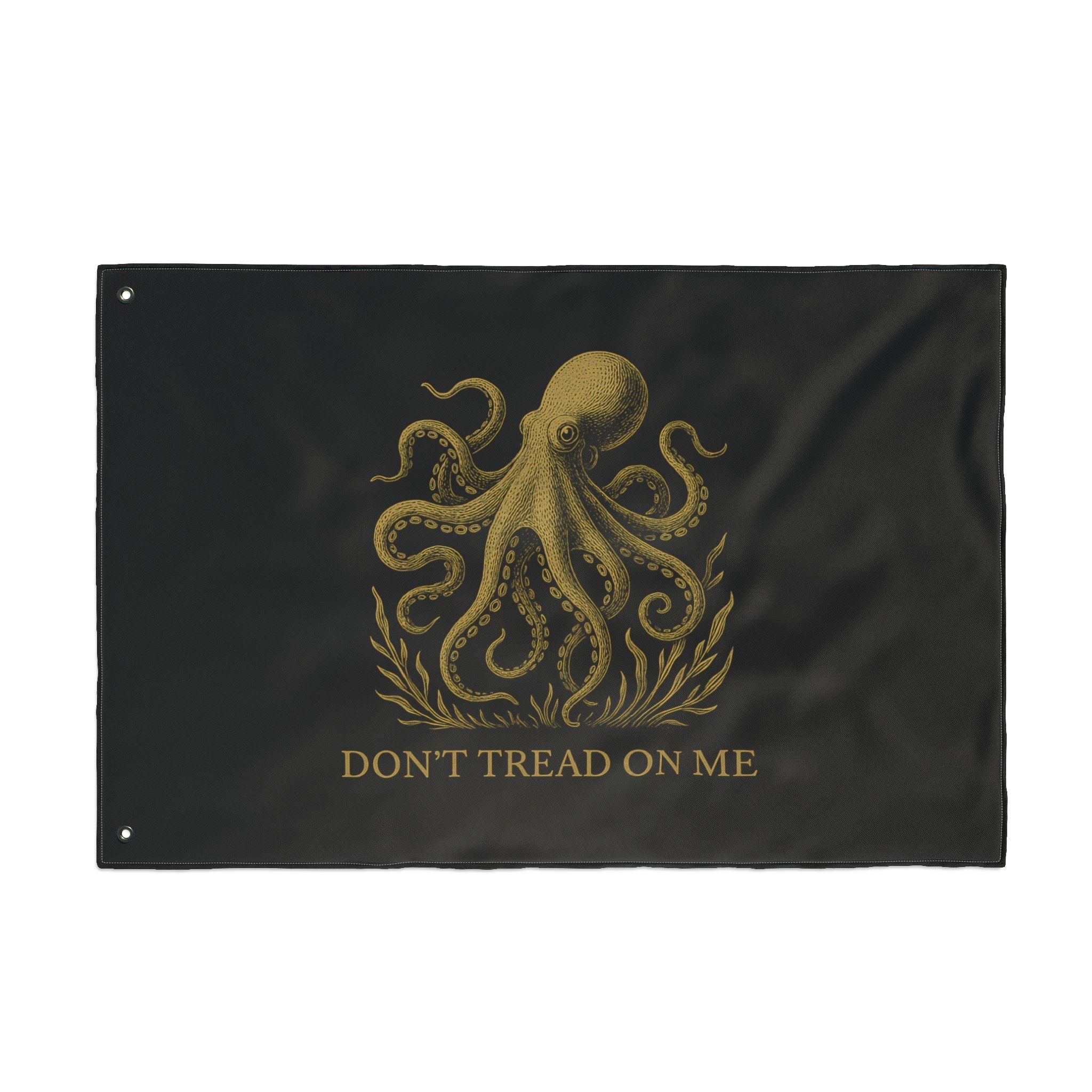 Don't Tread On Me Octopus Flag — Double-Sided Nautical Liberty Banner - Fair Winds ClothingHome Decor