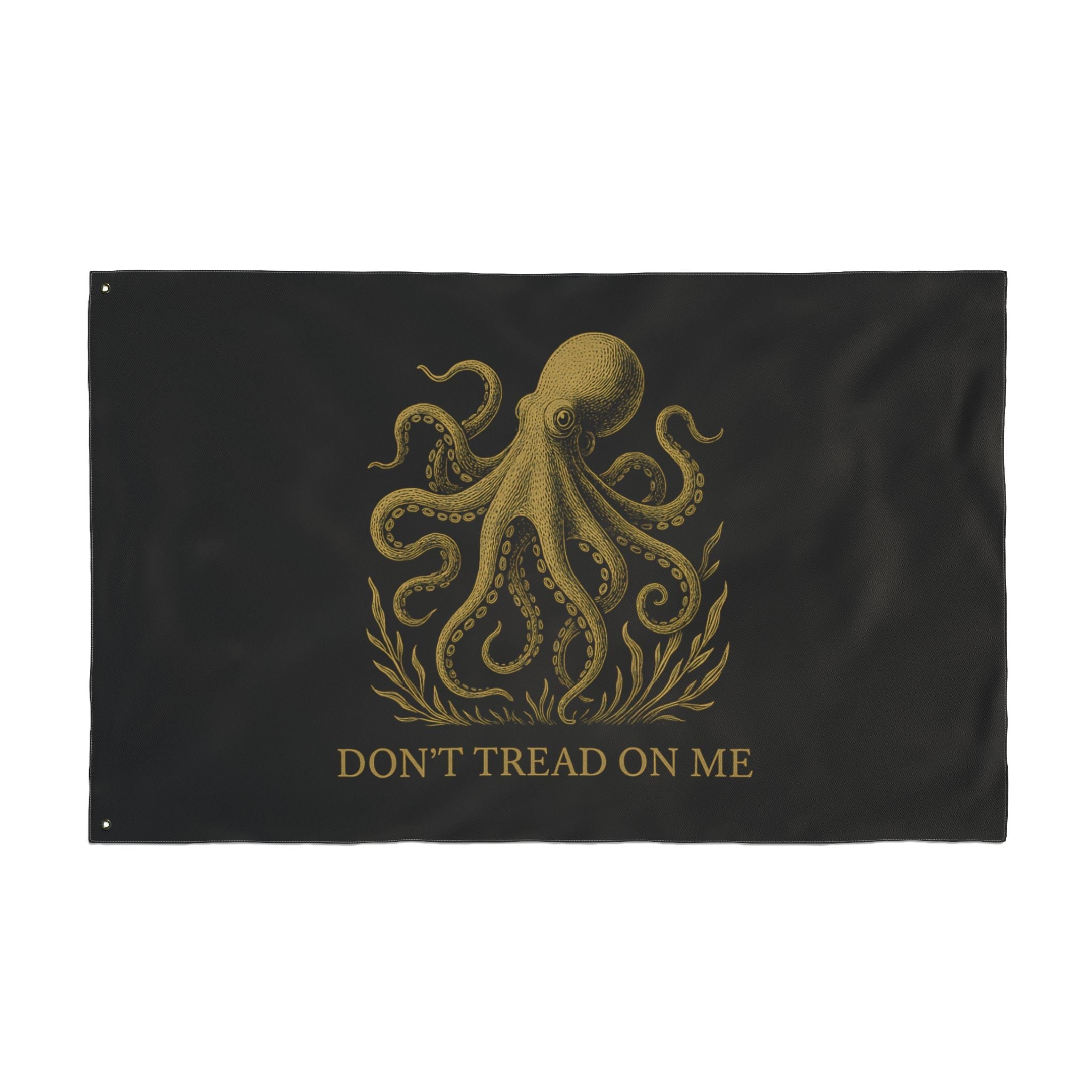 Don't Tread On Me Octopus Flag — Double-Sided Nautical Liberty Banner - Fair Winds ClothingHome Decor