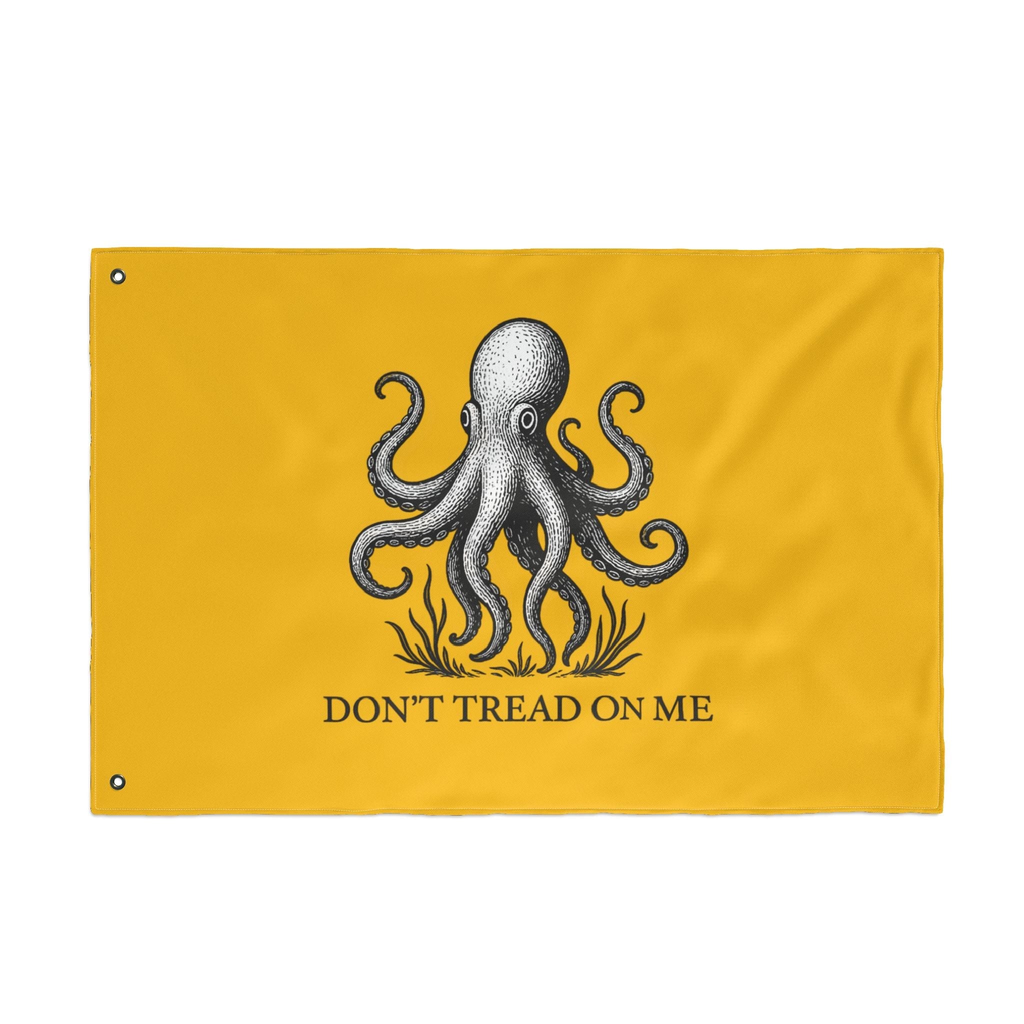 Don't Tread On Me Octopus Flag — Double - Sided Nautical Liberty Banner - Fair Winds Clothing