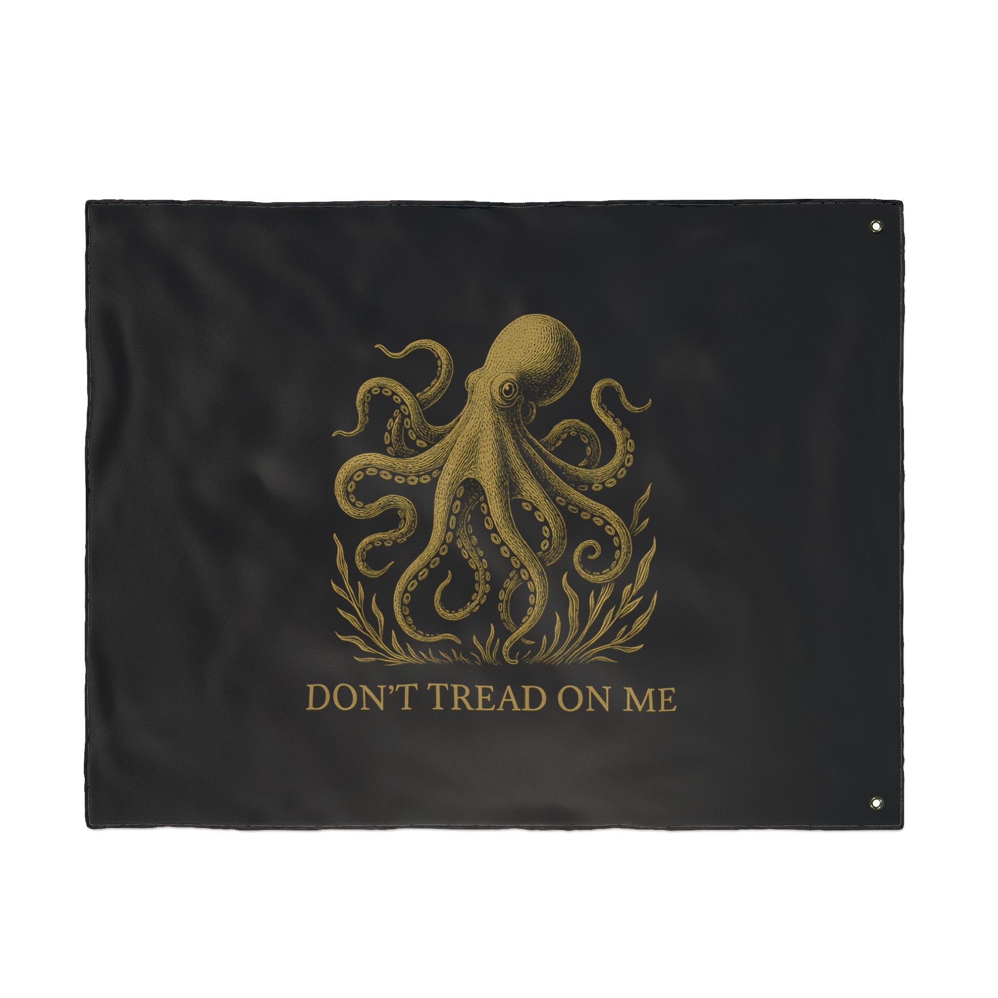 Don't Tread On Me Octopus Flag — Double-Sided Nautical Liberty Banner - Fair Winds ClothingHome Decor