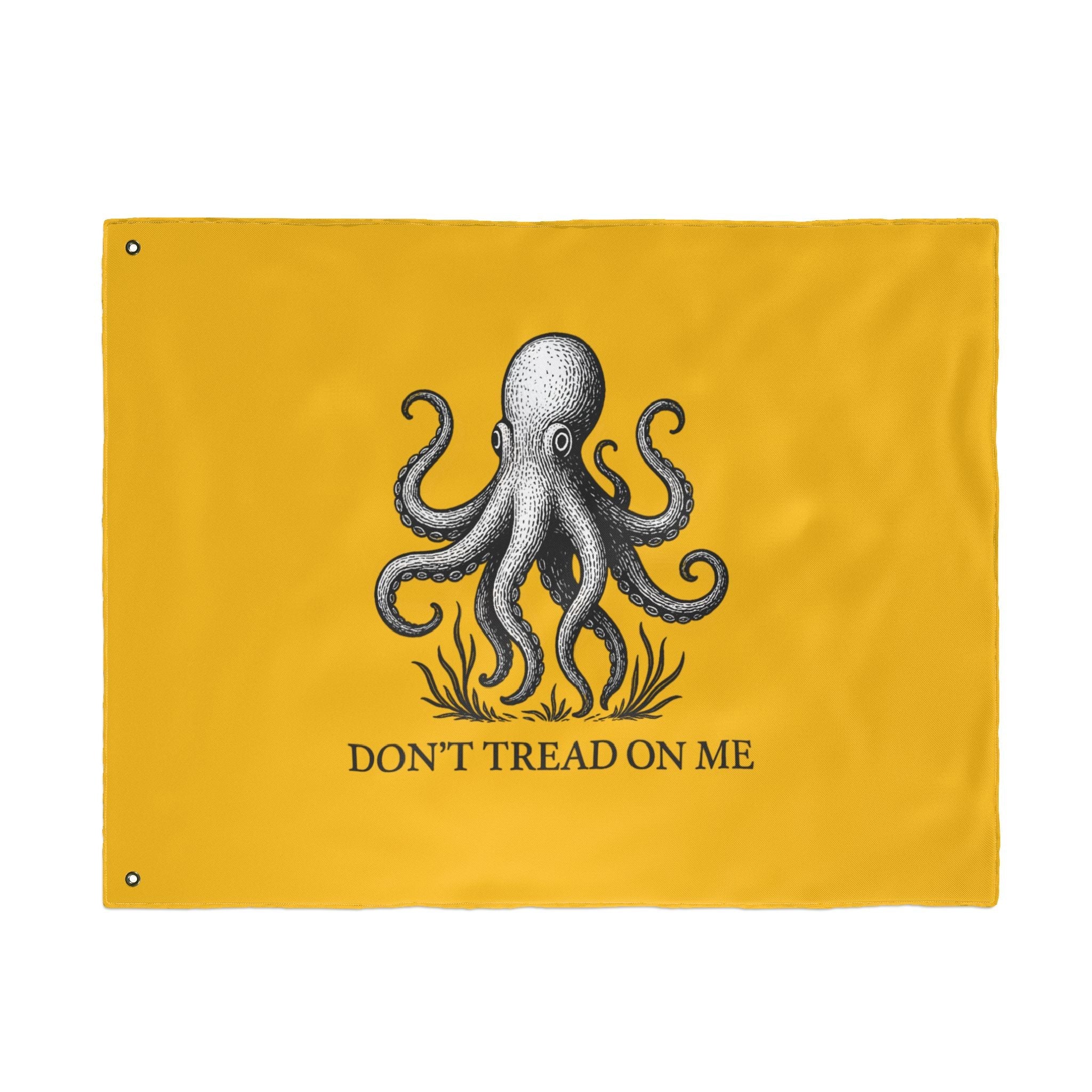 Don't Tread On Me Octopus Flag — Double - Sided Nautical Liberty Banner - Fair Winds Clothing