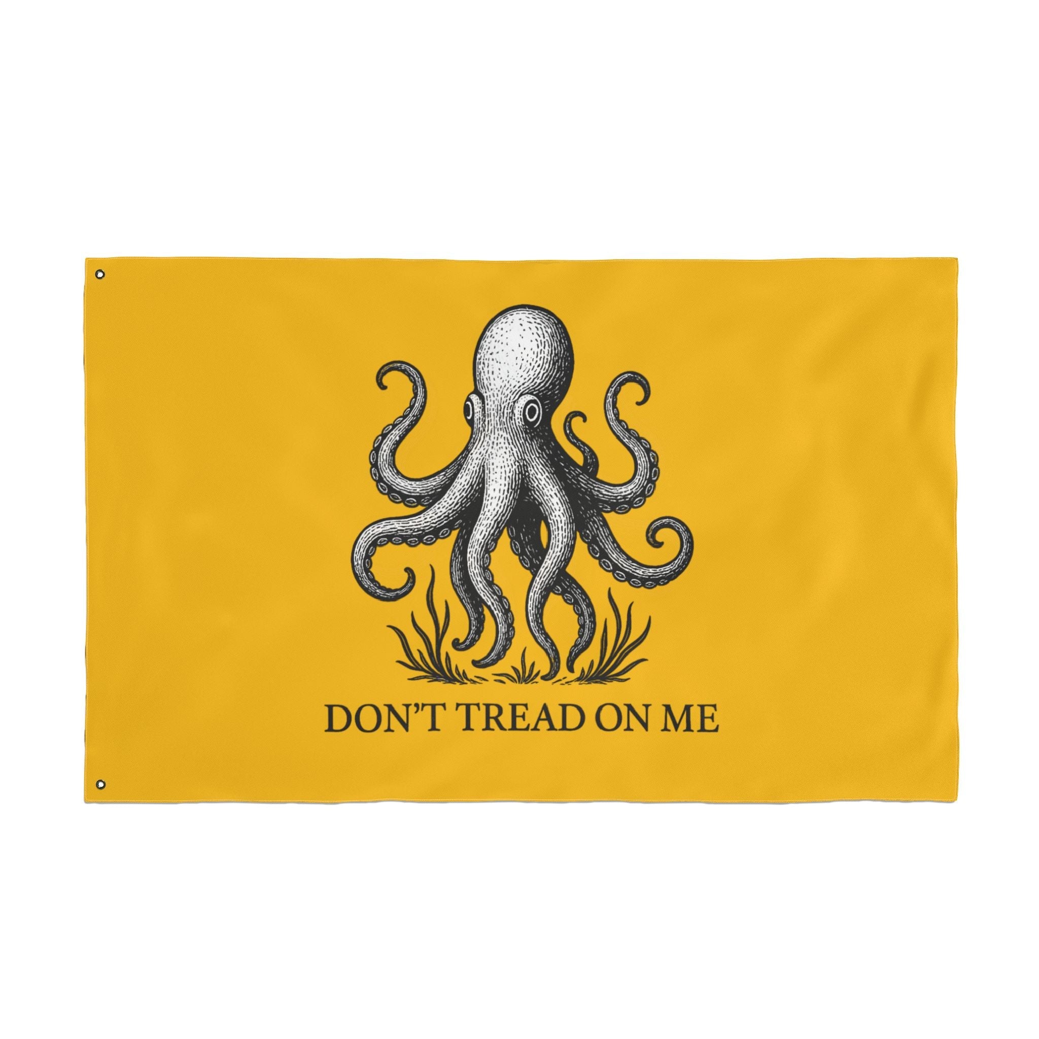 Don't Tread On Me Octopus Flag — Double - Sided Nautical Liberty Banner - Fair Winds Clothing