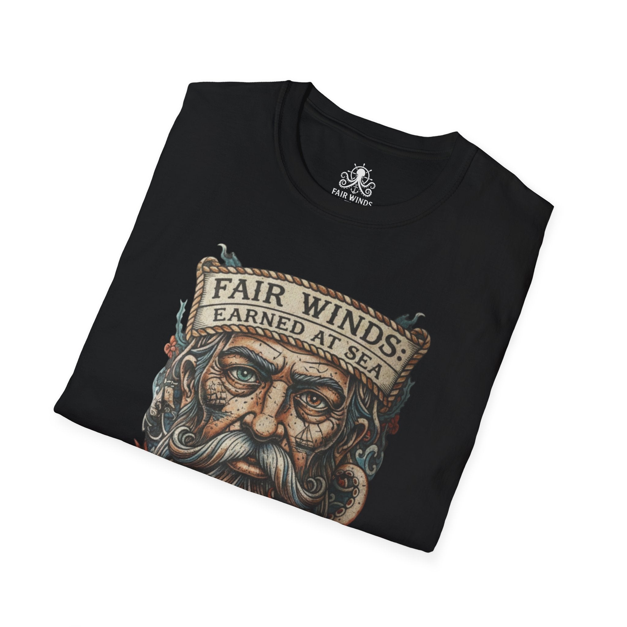 Fair Winds Salty Sailor T-Shirt — Nautical Beachy Tee for Sailors & Ocean Lovers - Fair Winds Clothing