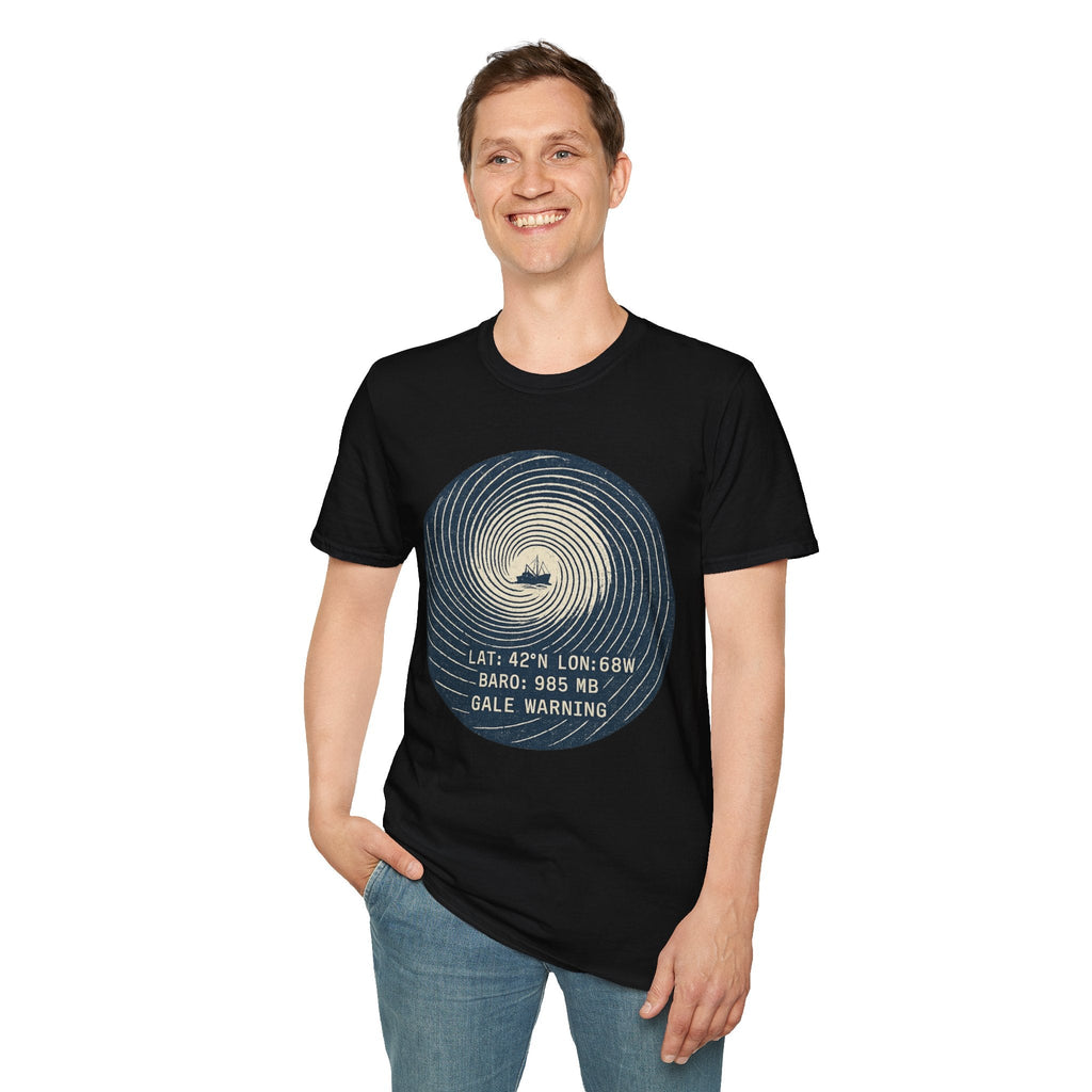 Gale Warning T-Shirt - Unisex Softstyle Tee for Nature Lovers and Adventurers - Fair Winds Clothing
