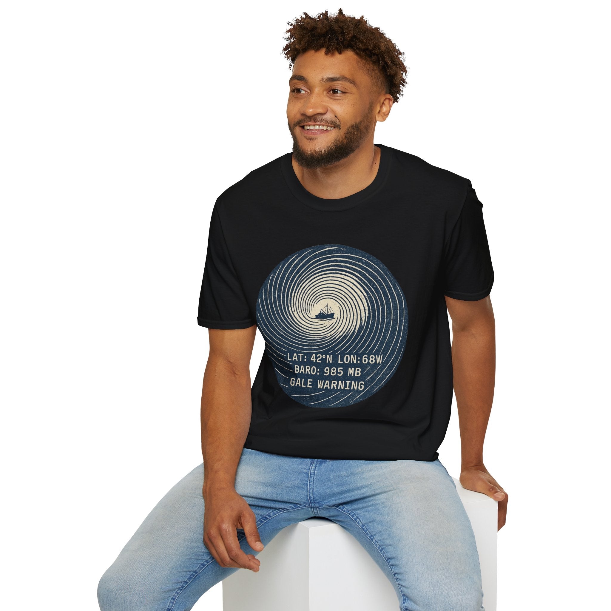 Gale Warning T-Shirt - Unisex Softstyle Tee for Nature Lovers and Adventurers - Fair Winds Clothing
