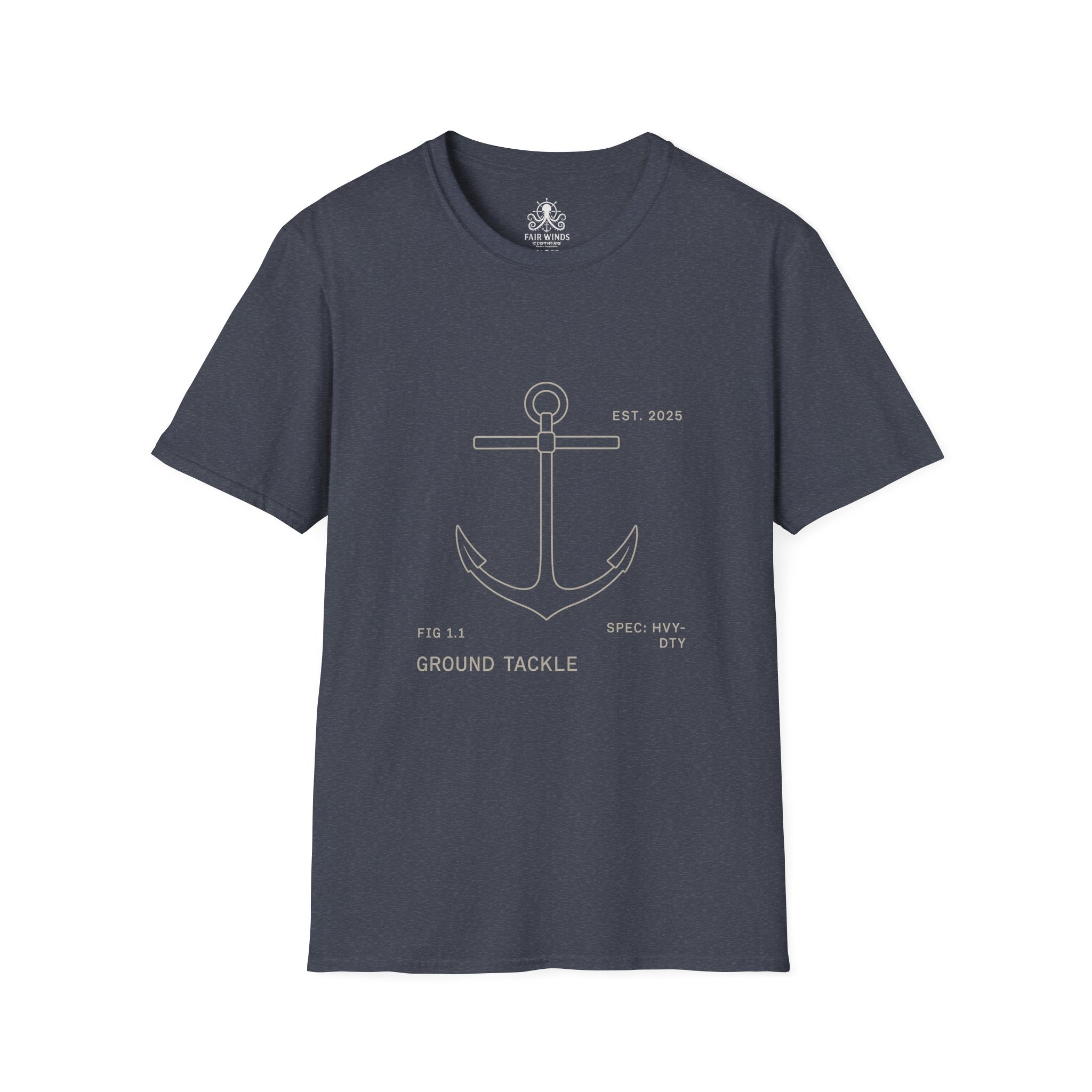 Hull Spec Unisex Tee - Comfortable and Stylish T-Shirt for Casual Wear - Fair Winds Clothing
