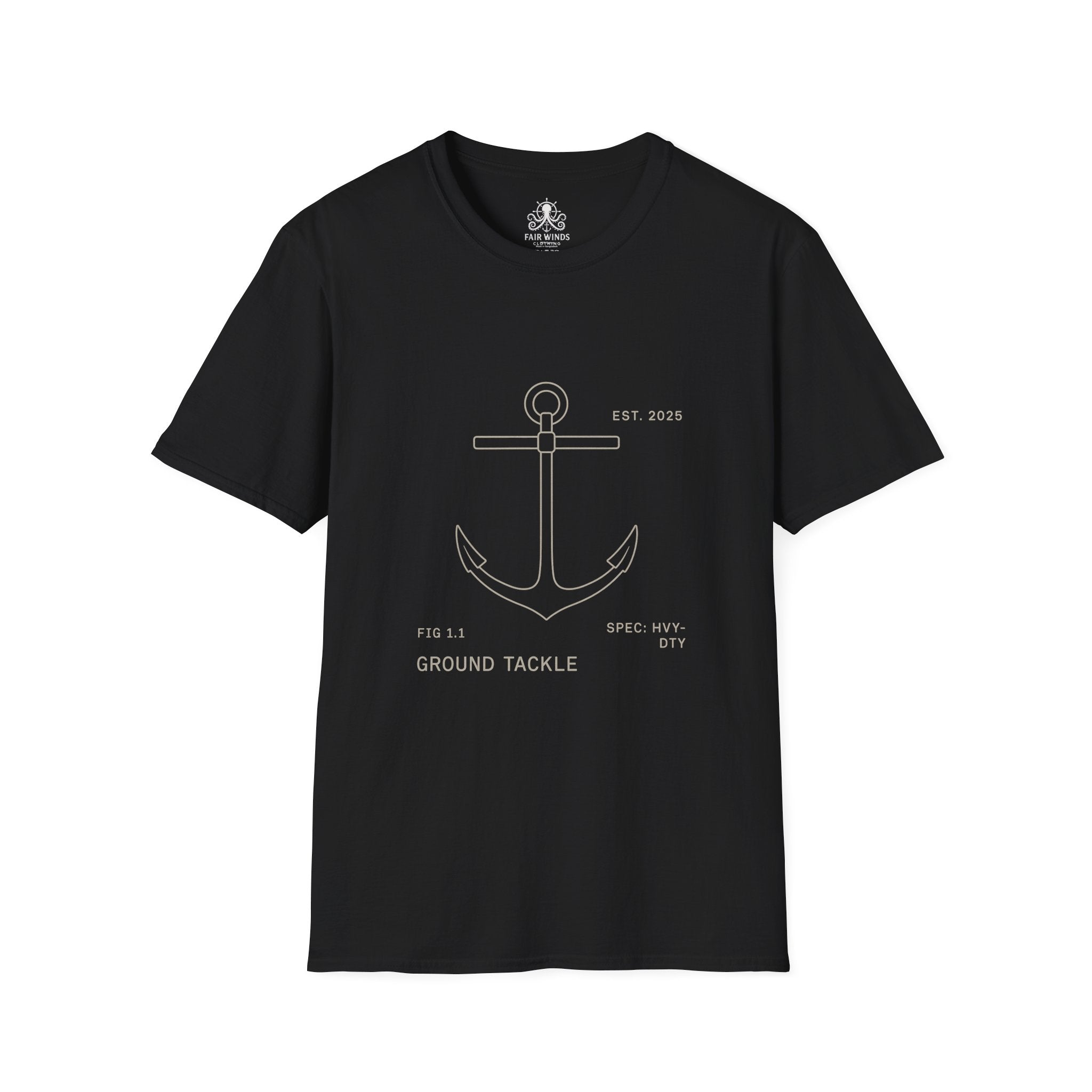 Hull Spec Unisex Tee - Comfortable and Stylish T-Shirt for Casual Wear - Fair Winds Clothing