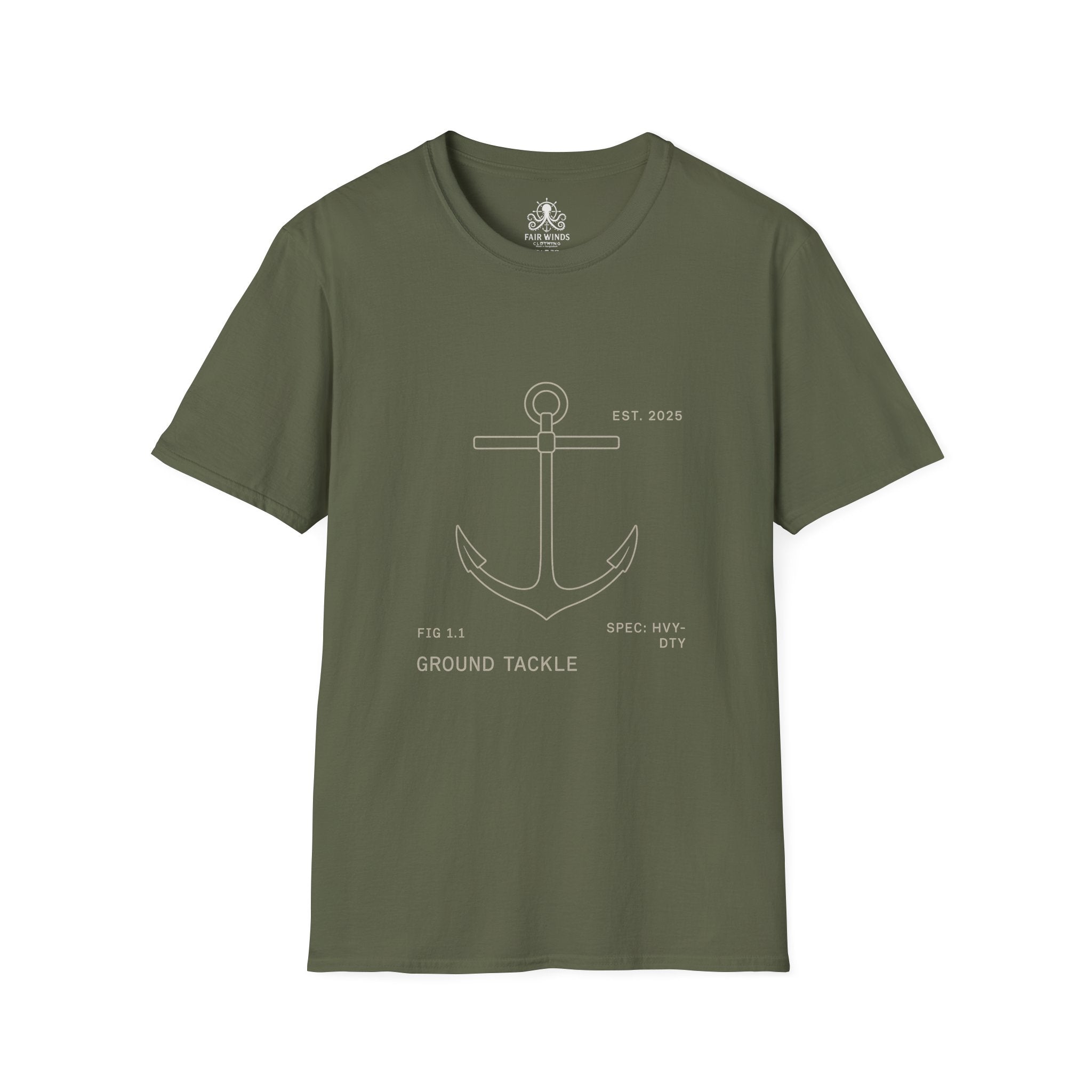 Hull Spec Unisex Tee - Comfortable and Stylish T-Shirt for Casual Wear - Fair Winds Clothing