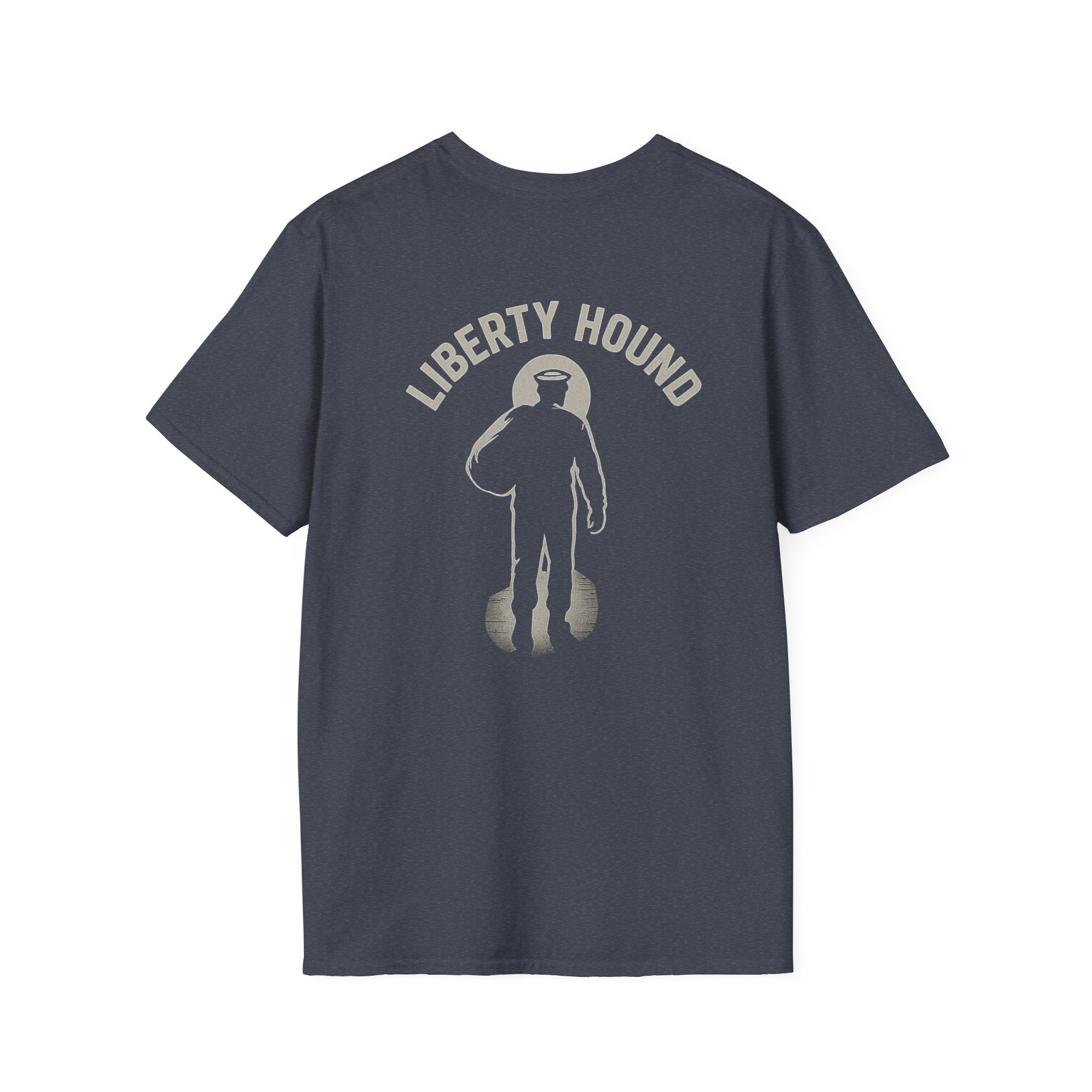 Liberty Hound tee shirt USCG Navy - Fair Winds Clothing