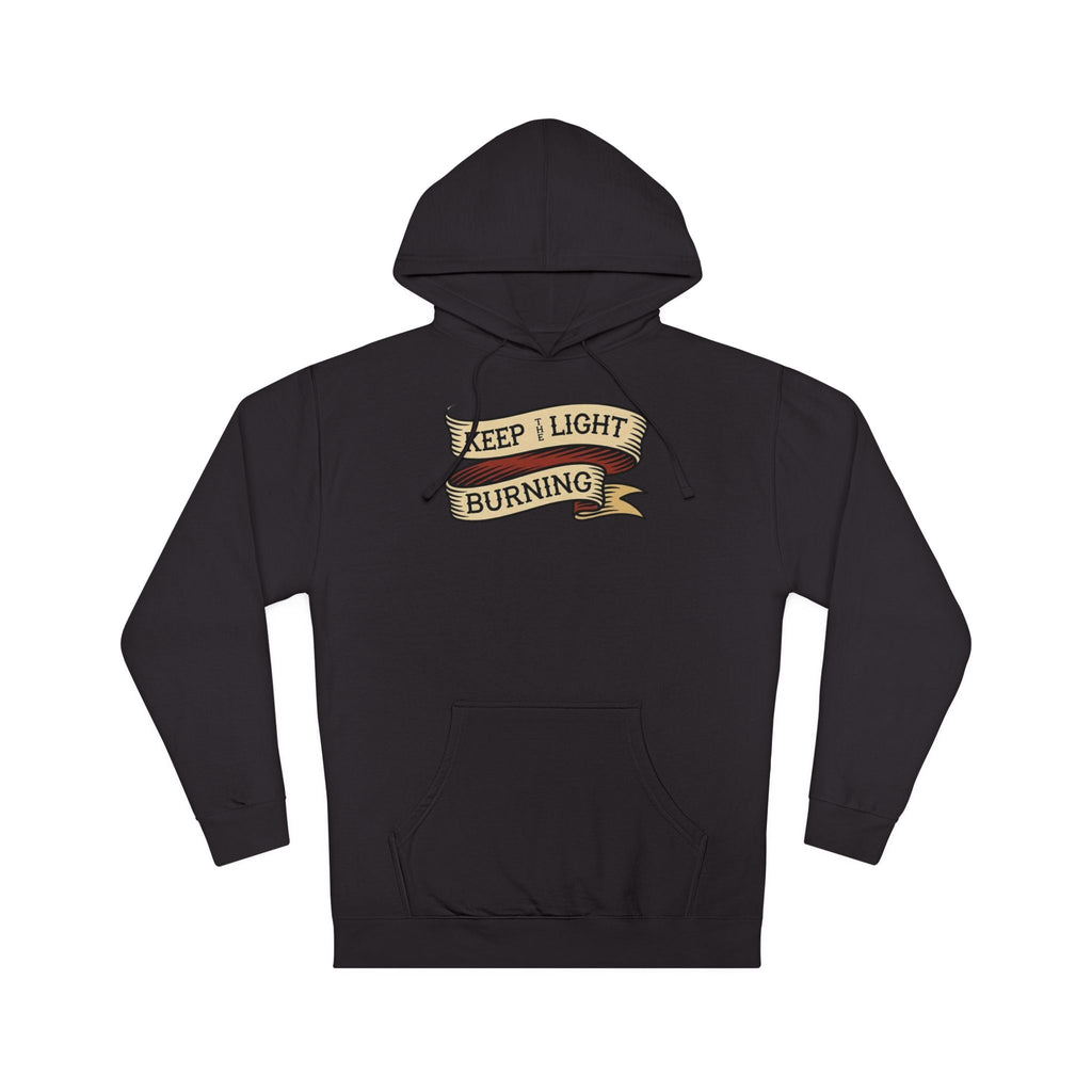 Lighthouse Keeper Hoodie — "Keep the Light Burning" Nautical Sweatshirt - Fair Winds Clothing