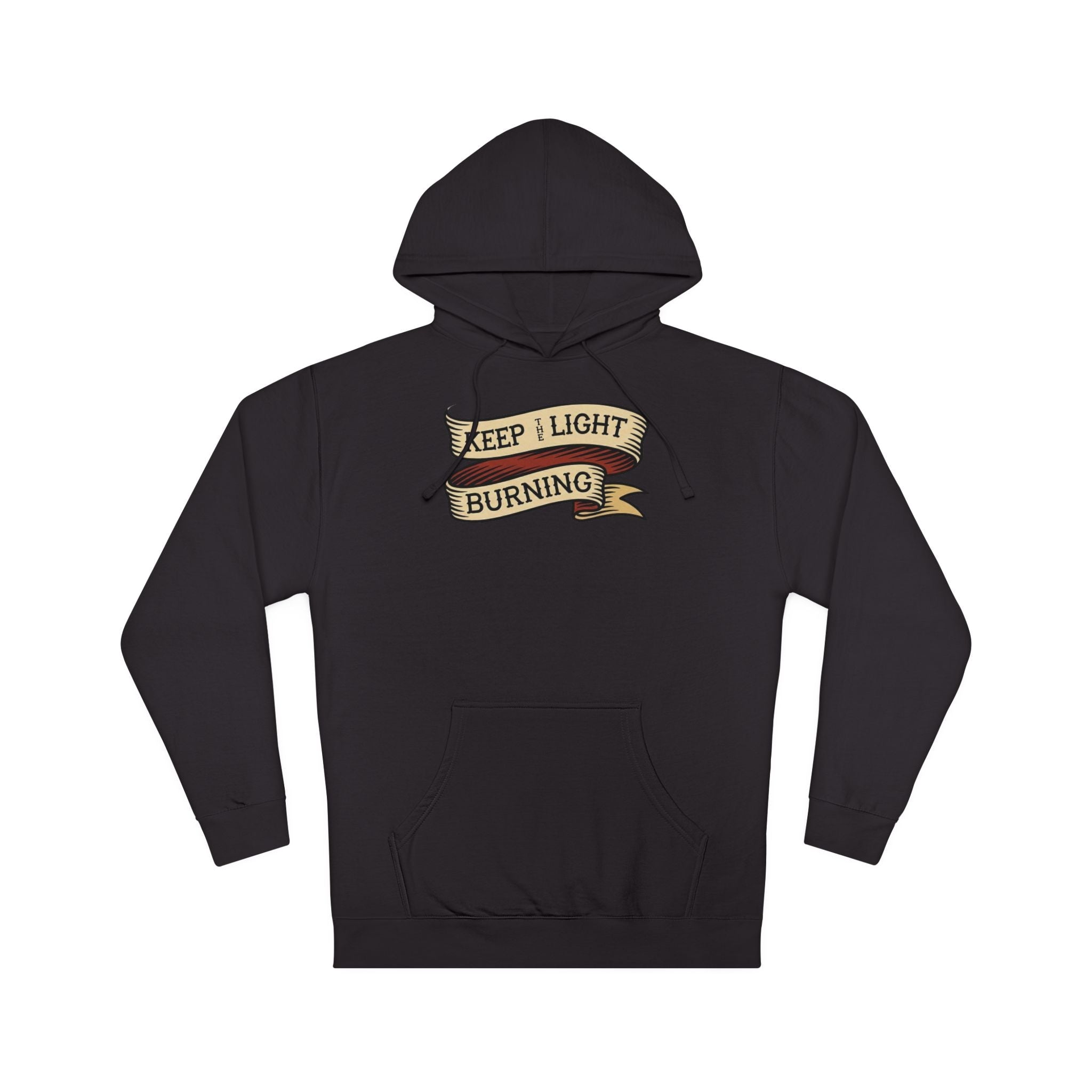 Lighthouse Keeper Hoodie — "Keep the Light Burning" Nautical Sweatshirt - Fair Winds Clothing