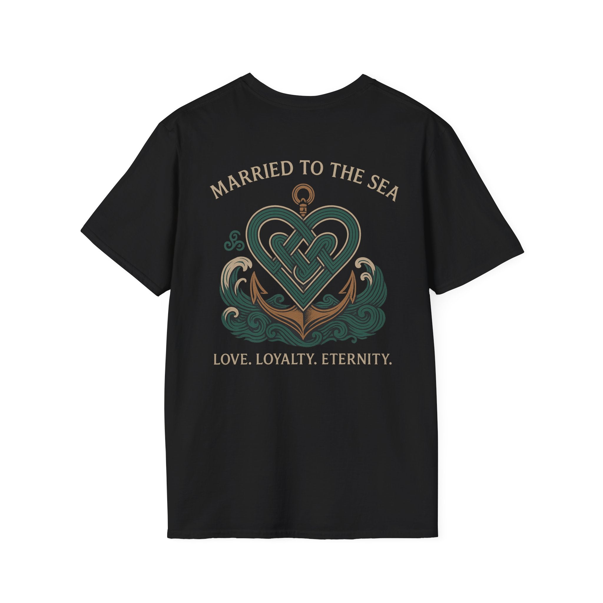 Married to the Sea – Celtic Nautical Heart & Anchor Design - Fair Winds Clothing