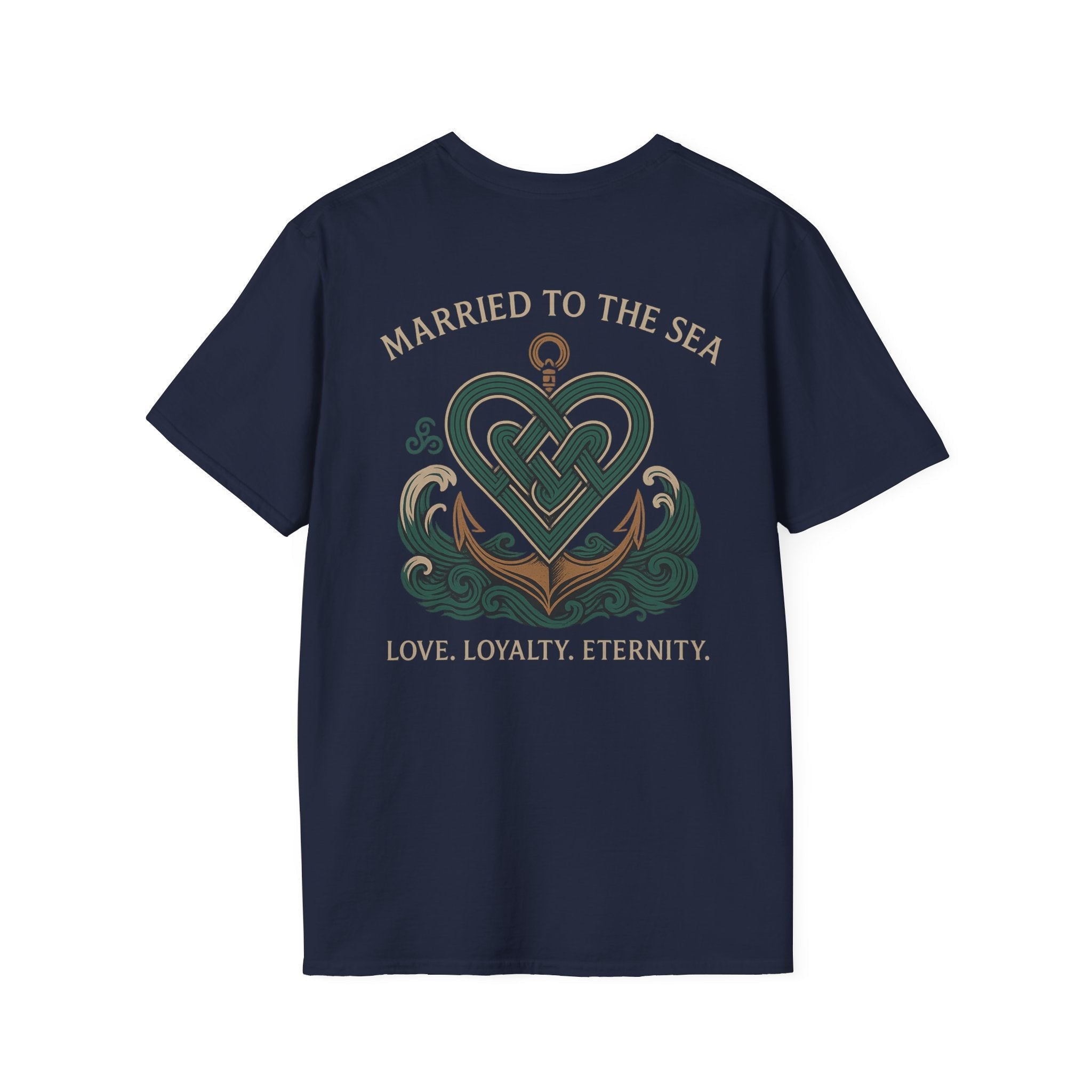 Married to the Sea – Celtic Nautical Heart & Anchor Design - Fair Winds Clothing