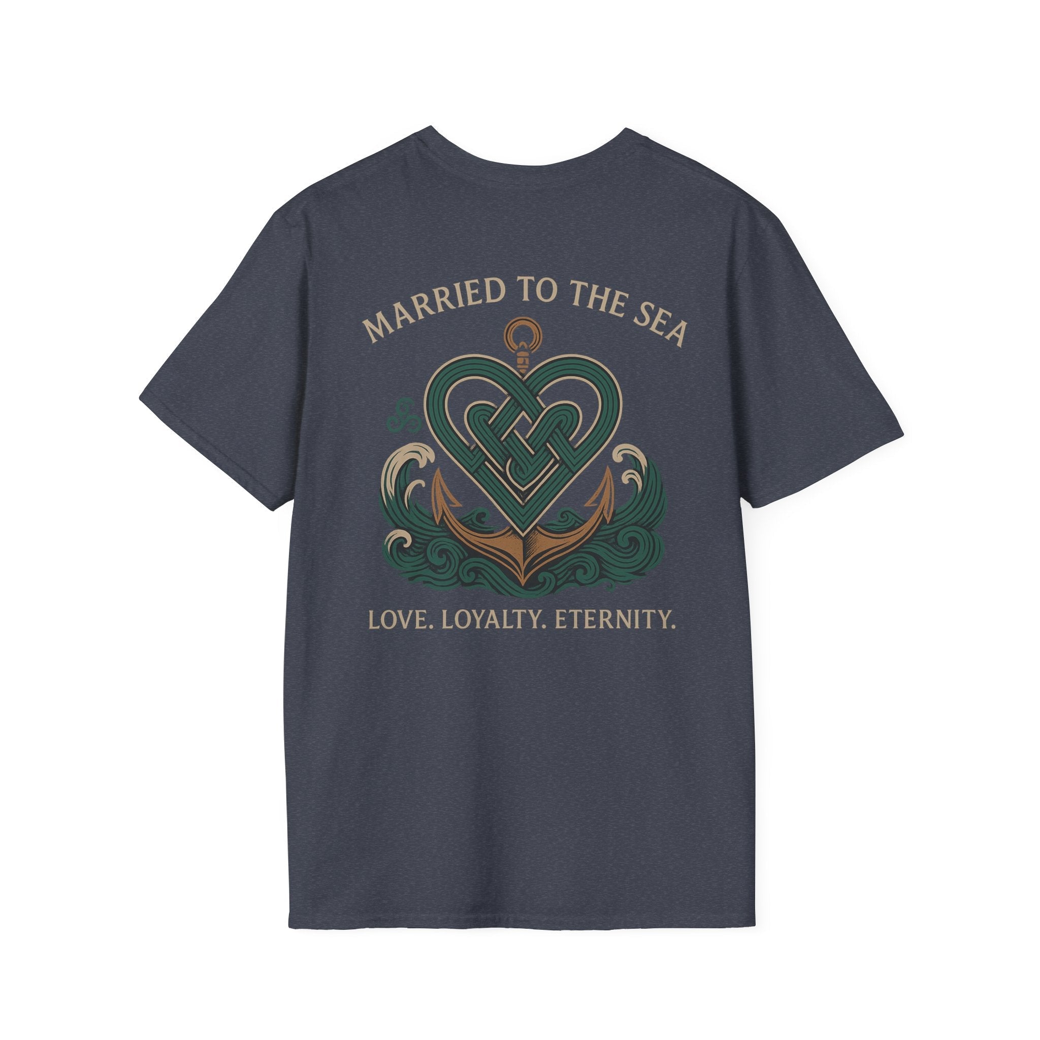 Married to the Sea – Celtic Nautical Heart & Anchor Design - Fair Winds Clothing