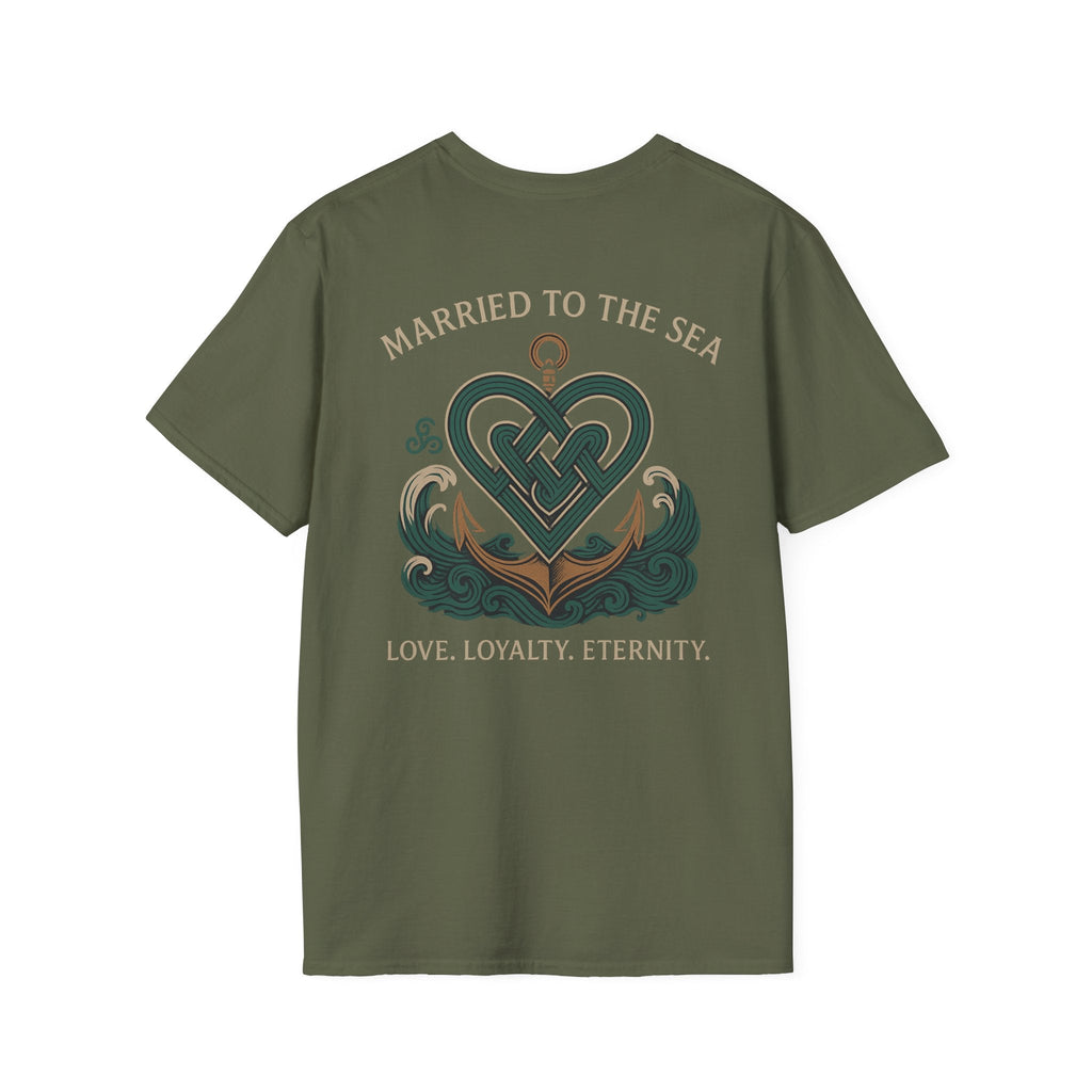 Married to the Sea – Celtic Nautical Heart & Anchor Design - Fair Winds Clothing