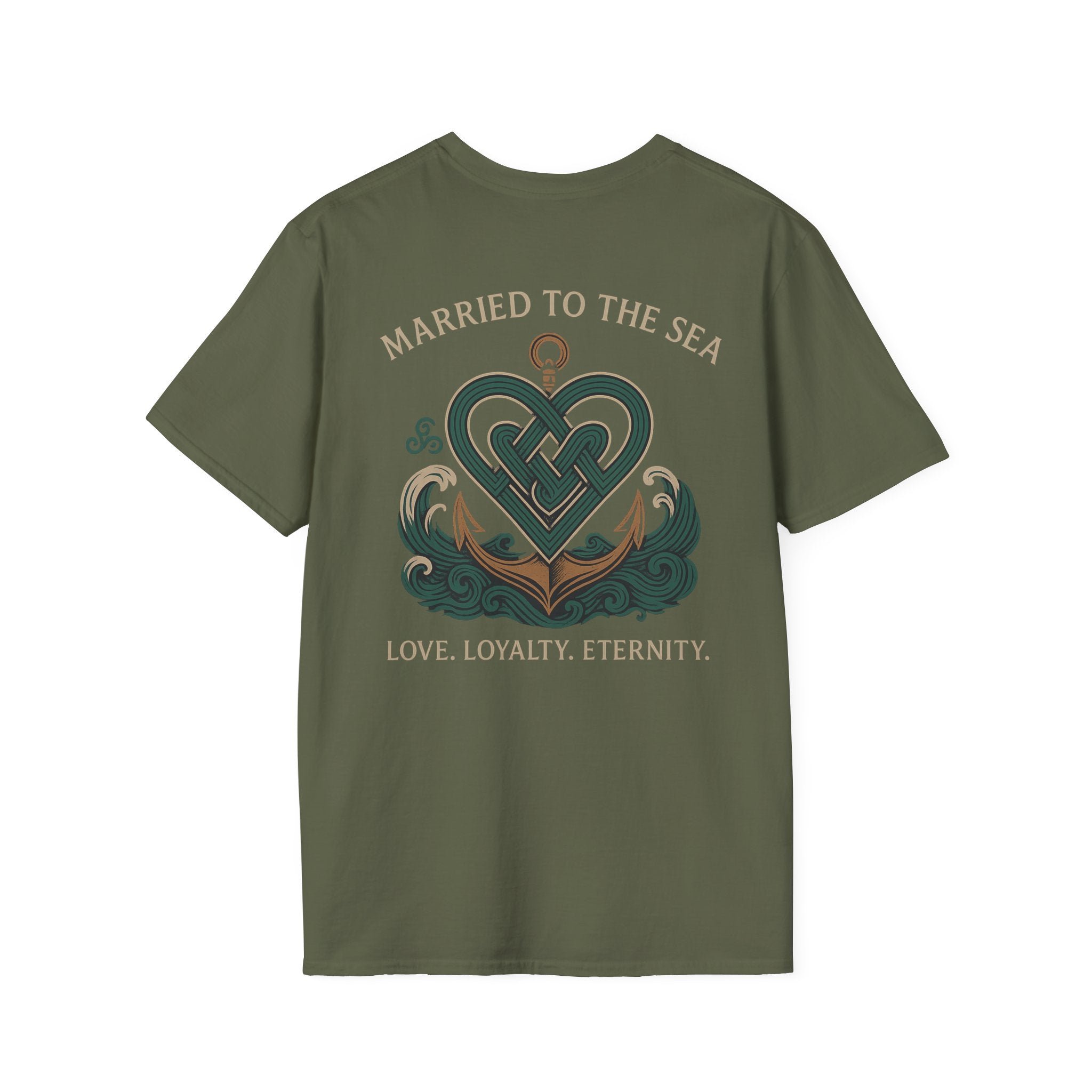 Married to the Sea – Celtic Nautical Heart & Anchor Design - Fair Winds Clothing