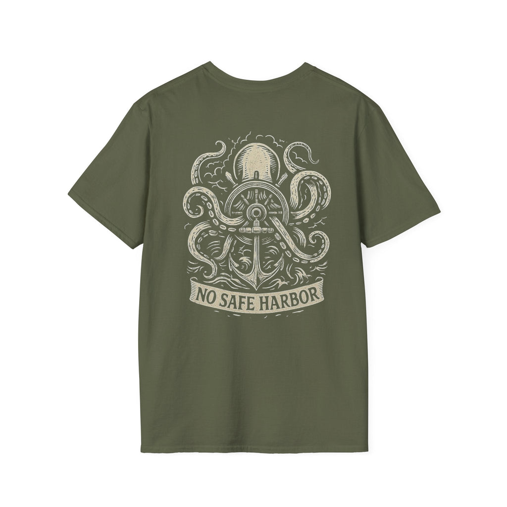 Nautical T-Shirt - No Safe Harbor Design - Fair Winds Clothing