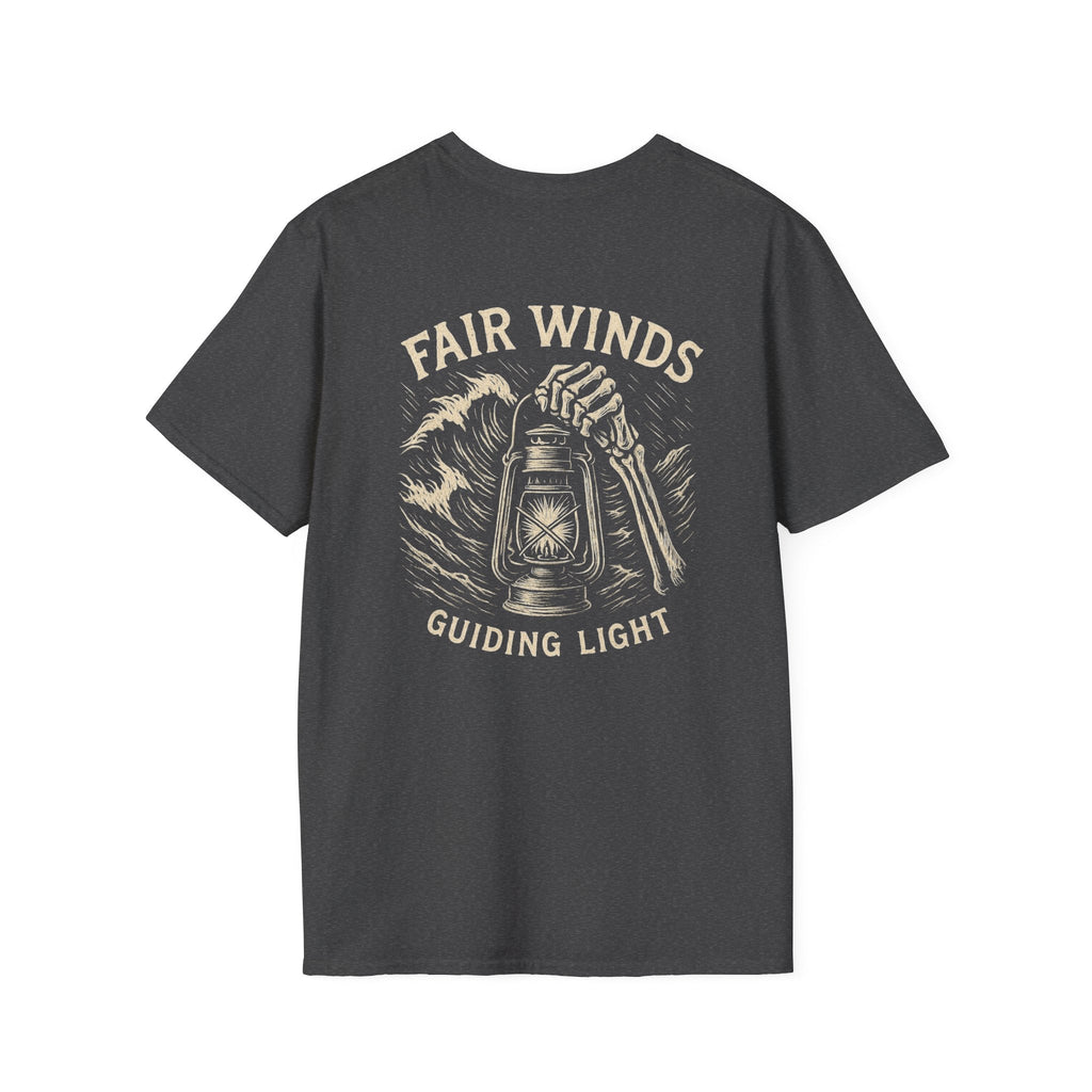 Nautical T-Shirt with Fair Winds Guiding Light Design - Fair Winds Clothing