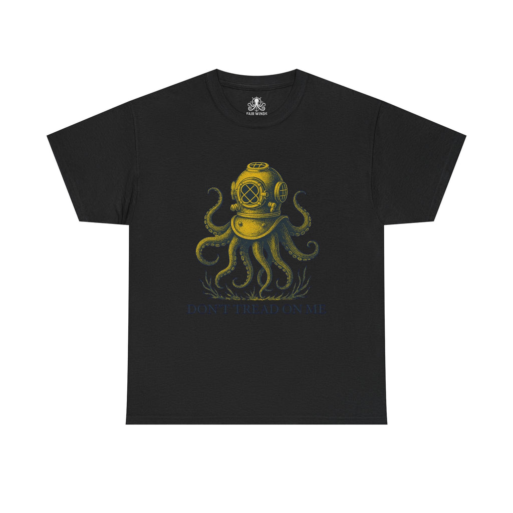Navy Diver Tee - Don't Tread on Me Tee - Fair Winds Clothing