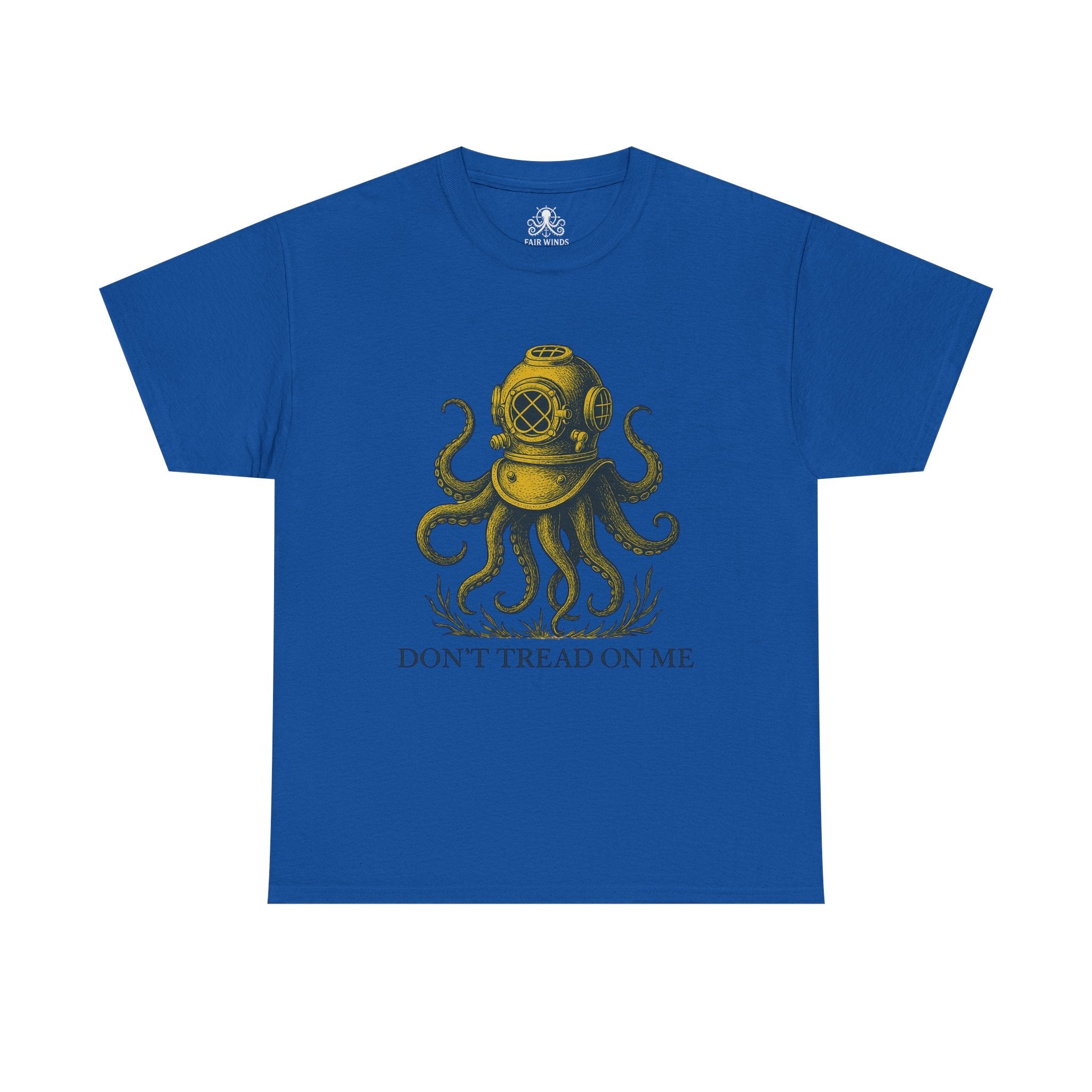 Navy Diver Tee - Don't Tread on Me Tee - Fair Winds Clothing