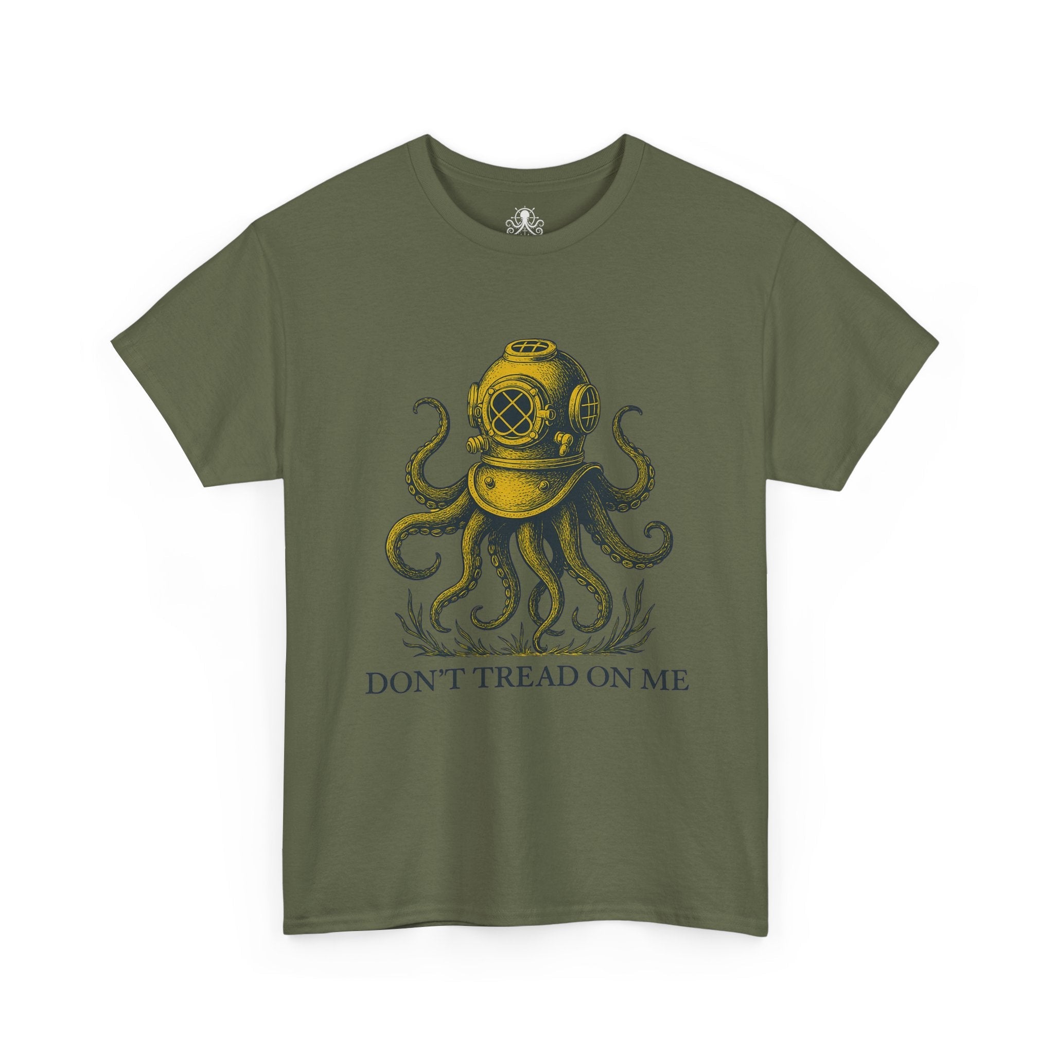 Navy Diver Tee - Don't Tread on Me Tee - Fair Winds Clothing