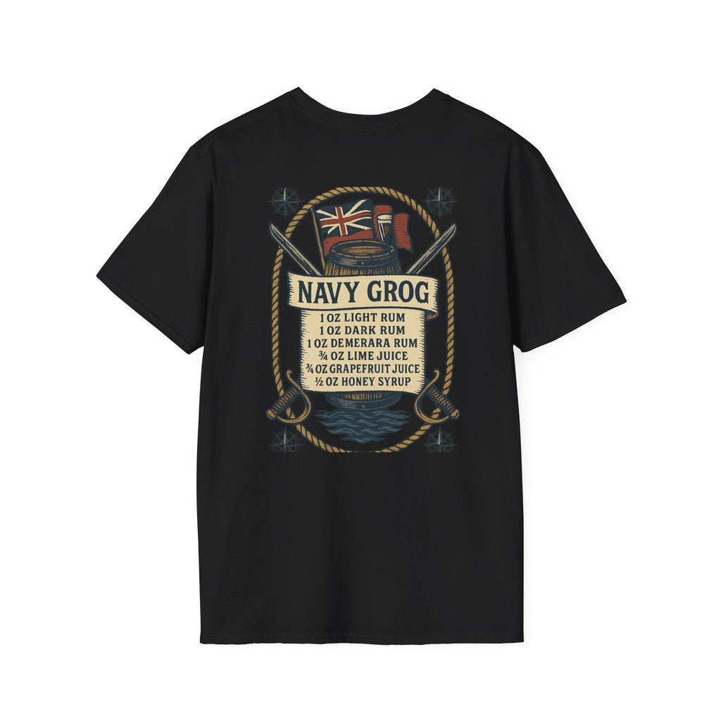 Navy Grog Drink T-Shirt - Fair Winds Clothing