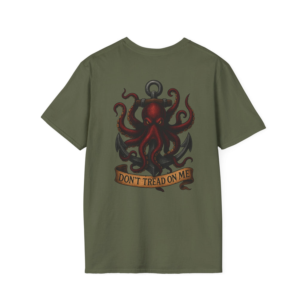 Octopus T-Shirt - Don't Tread on Me Design - Fair Winds Clothing