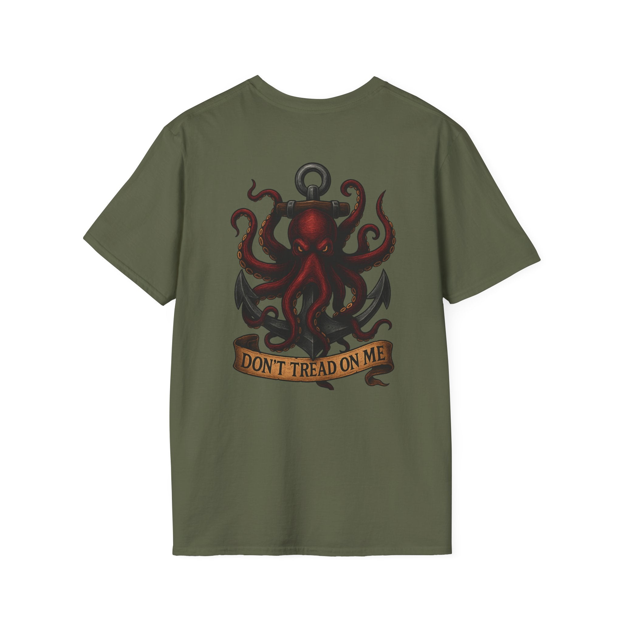 Octopus T-Shirt - Don't Tread on Me Design - Fair Winds Clothing