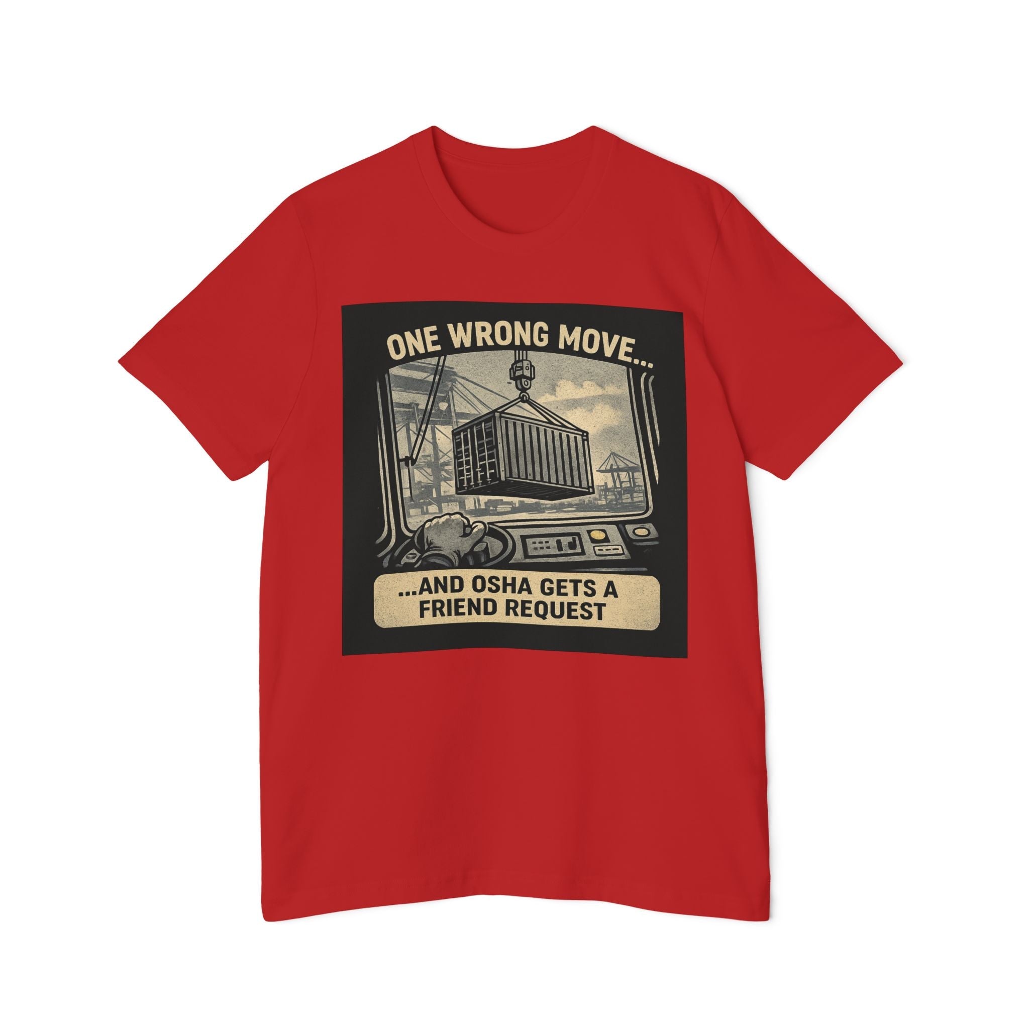 One Wrong Move Longshoremen Tee — USA - Made Short - Sleeve T-Shirt - Fair Winds Clothing