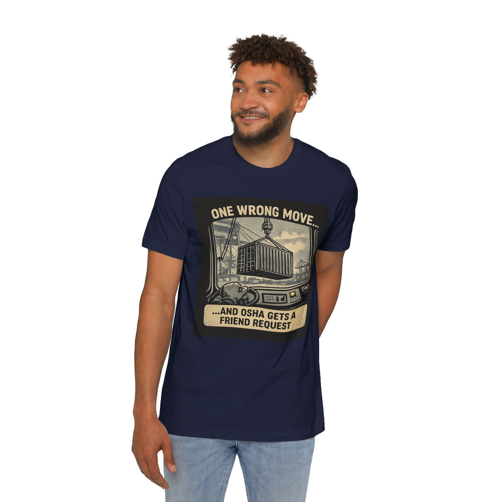 One Wrong Move Longshoremen Tee — USA - Made Short - Sleeve T-Shirt - Fair Winds Clothing