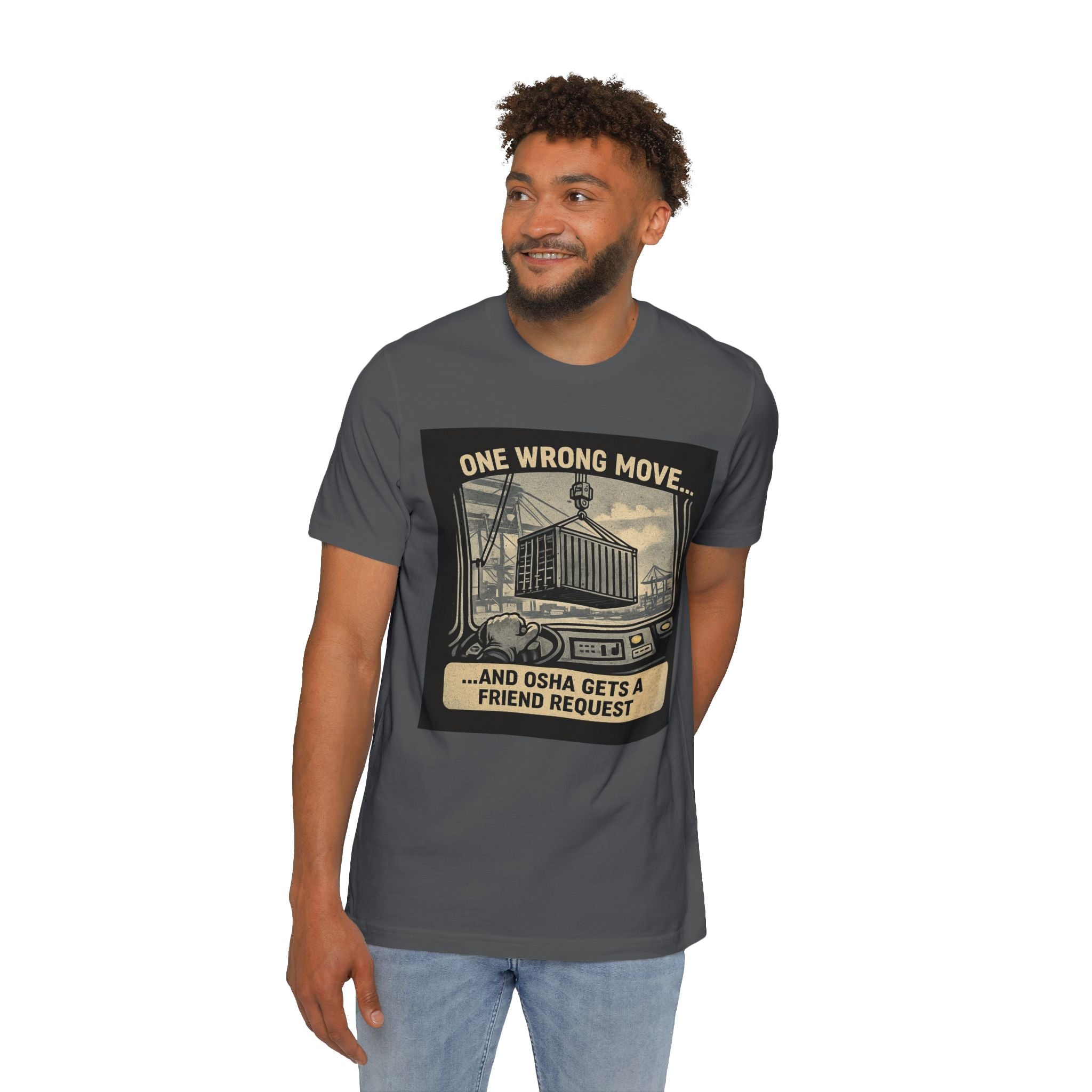 One Wrong Move Longshoremen Tee — USA - Made Short - Sleeve T-Shirt - Fair Winds Clothing