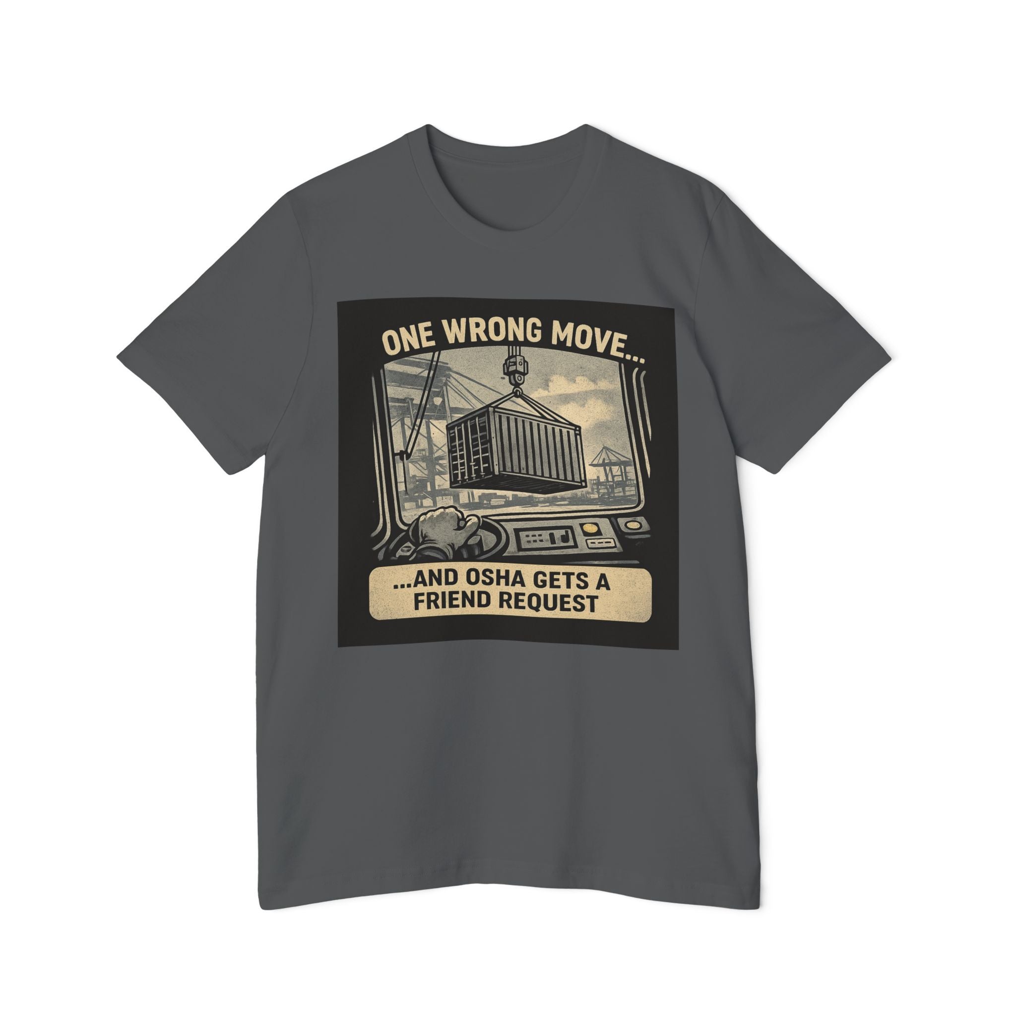 One Wrong Move Longshoremen Tee — USA - Made Short - Sleeve T-Shirt - Fair Winds Clothing