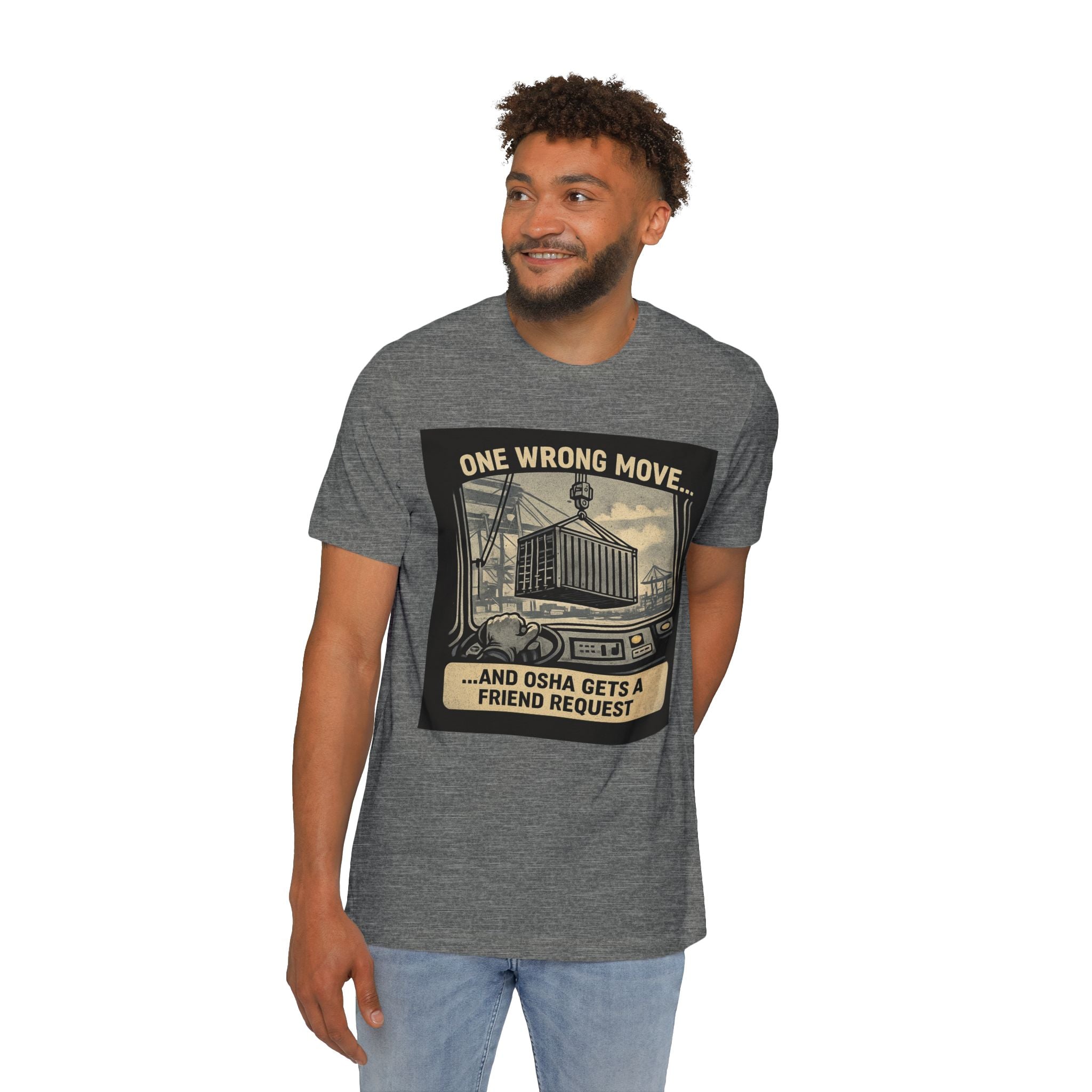 One Wrong Move Longshoremen Tee — USA - Made Short - Sleeve T-Shirt - Fair Winds Clothing