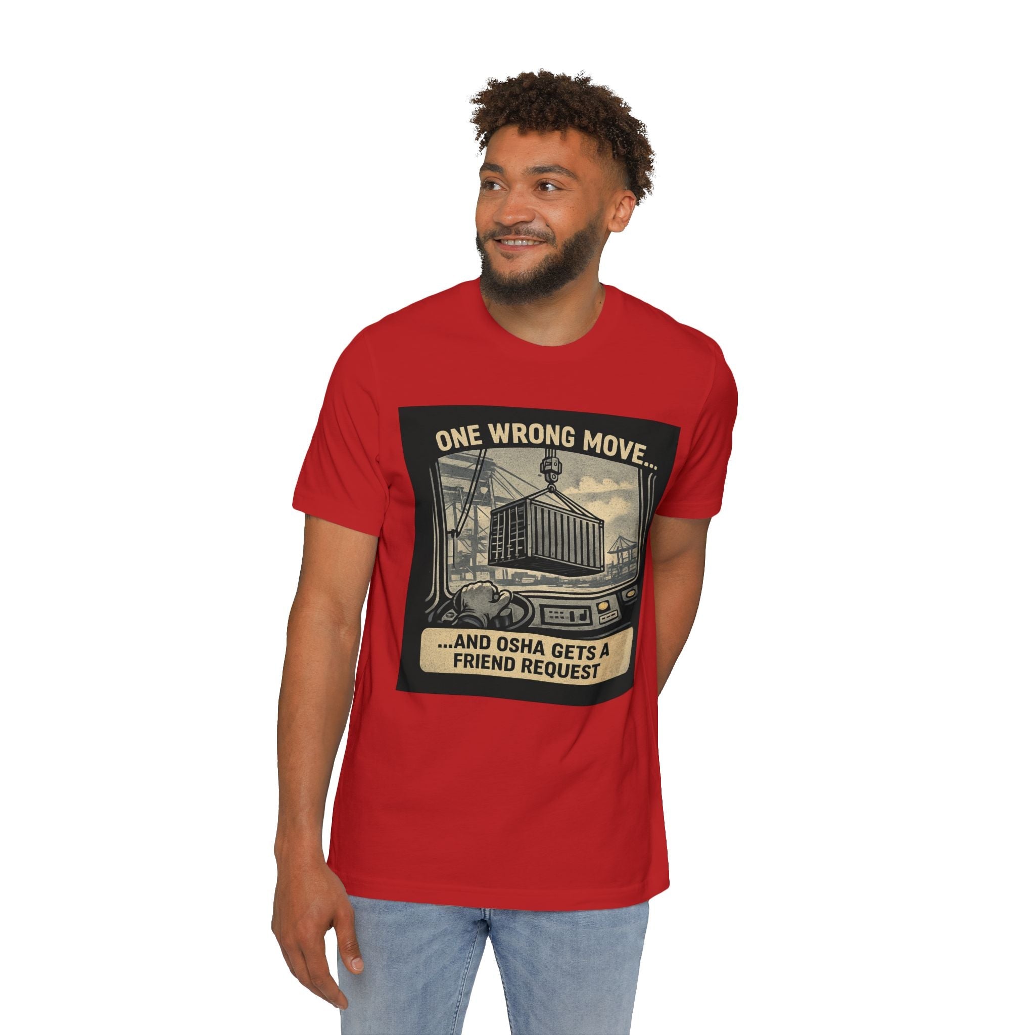 One Wrong Move Longshoremen Tee — USA - Made Short - Sleeve T-Shirt - Fair Winds Clothing