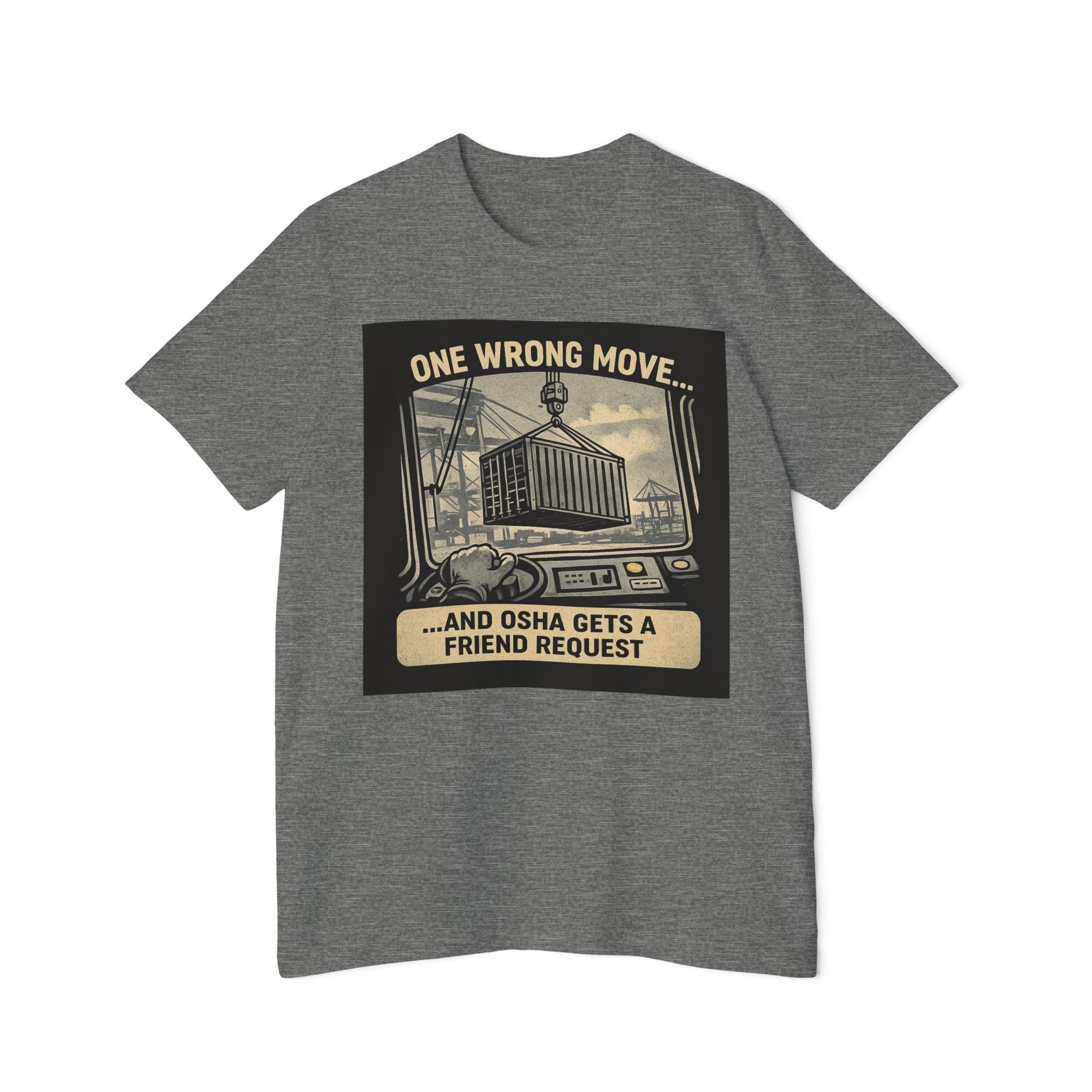One Wrong Move Longshoremen Tee — USA - Made Short - Sleeve T-Shirt - Fair Winds Clothing
