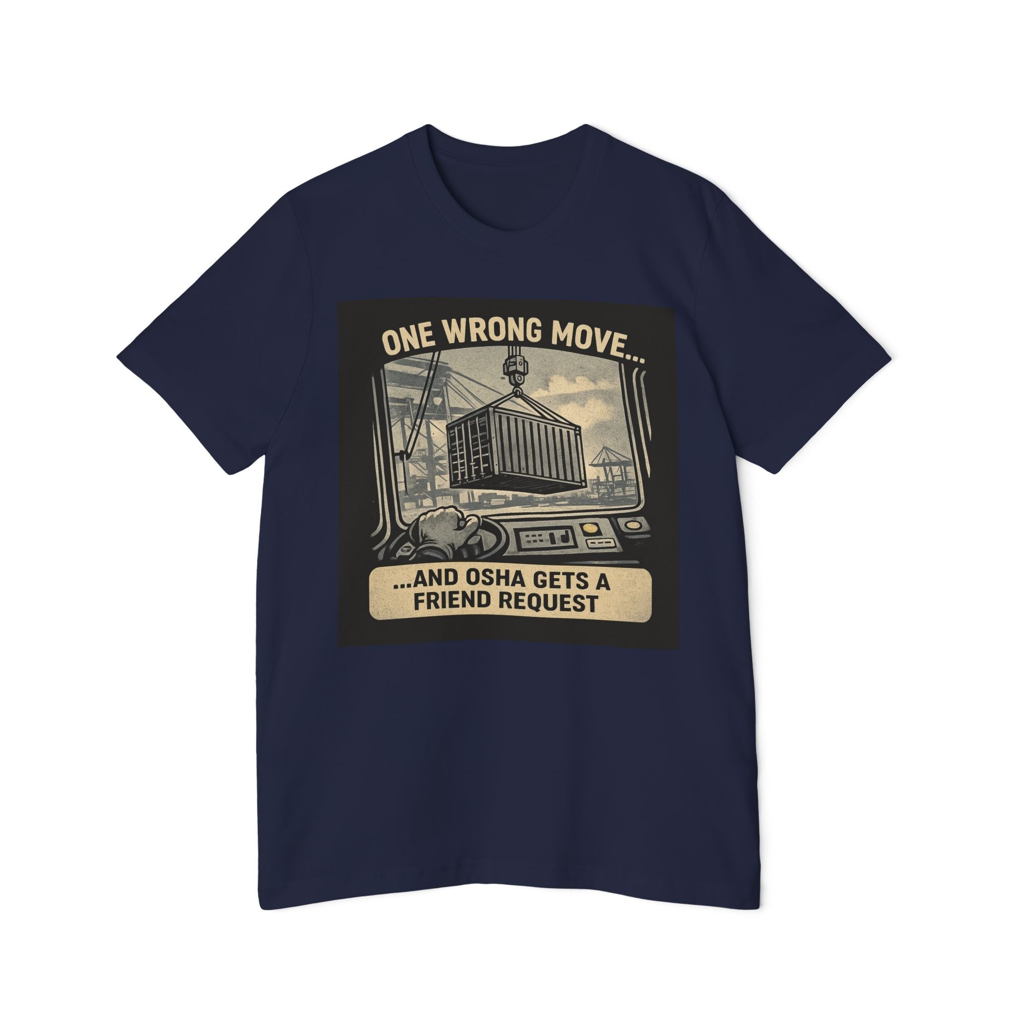 One Wrong Move Longshoremen Tee — USA - Made Short - Sleeve T-Shirt - Fair Winds Clothing