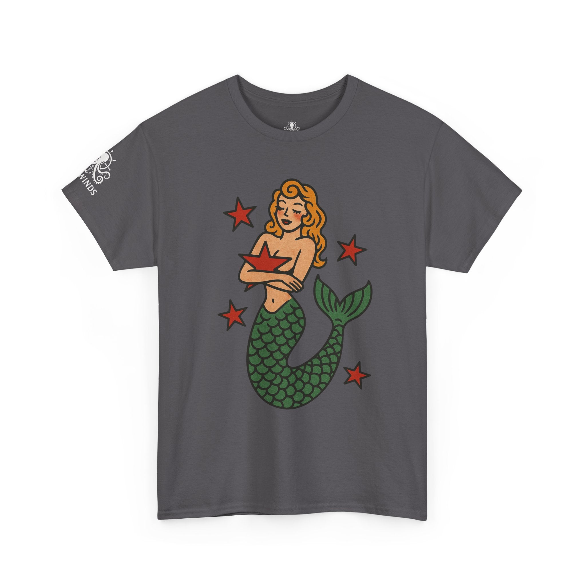 Sailor Tattoo Tee Mermaid - Fair Winds Clothing