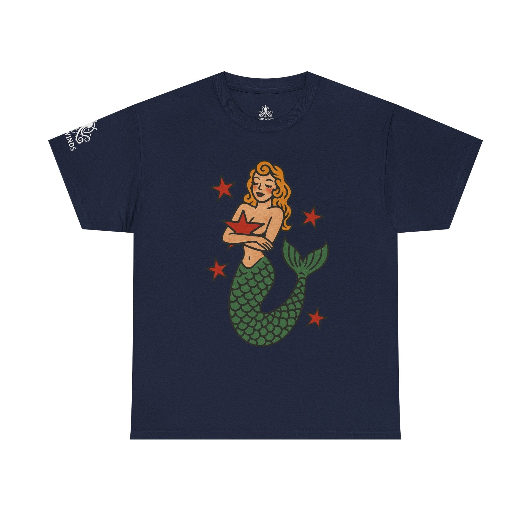 Sailor Tattoo Tee Mermaid - Fair Winds Clothing